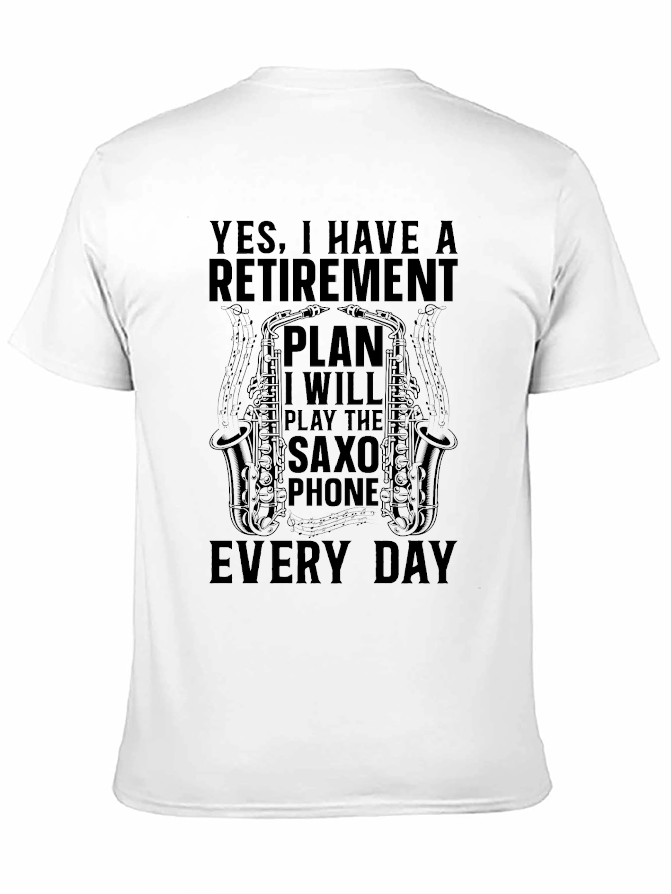 Retirement Plan Saxophone Player T-Shirt