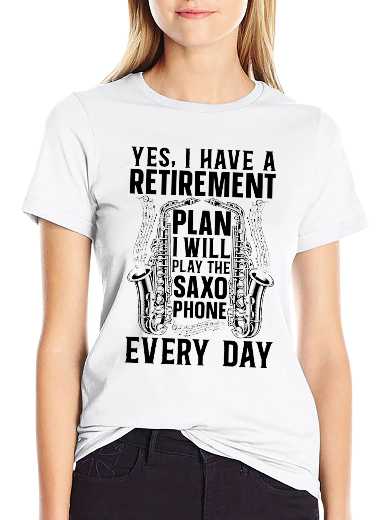 Retirement Plan Saxophone Player T-Shirt