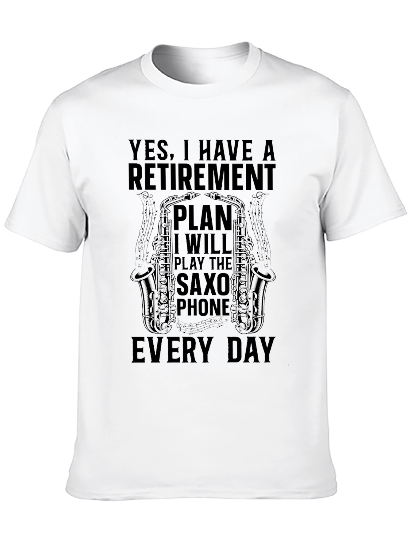 Retirement Plan Saxophone Player T-Shirt