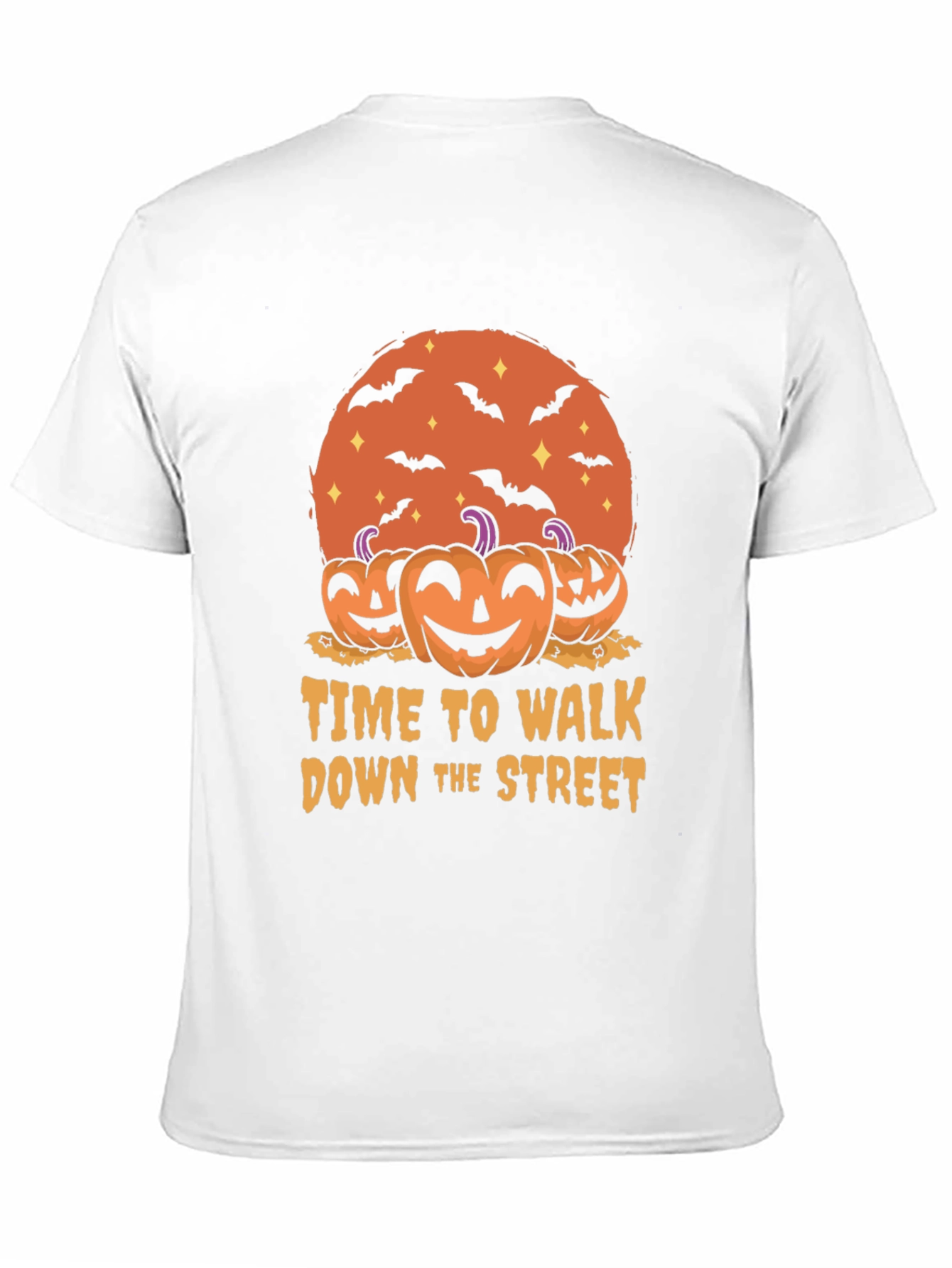 Halloween T-Shirt: Time to Walk Down the Street