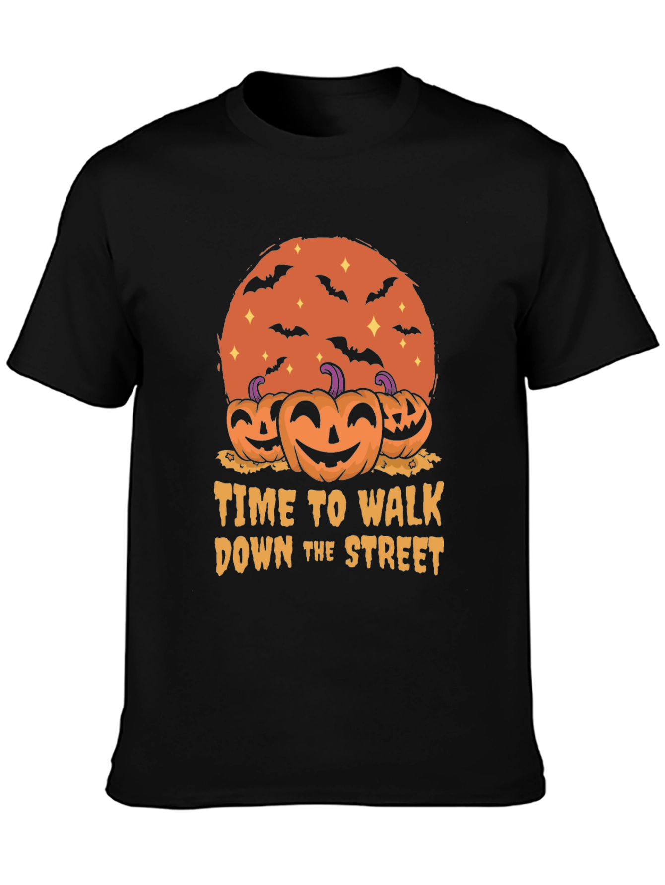 Halloween T-Shirt: Time to Walk Down the Street
