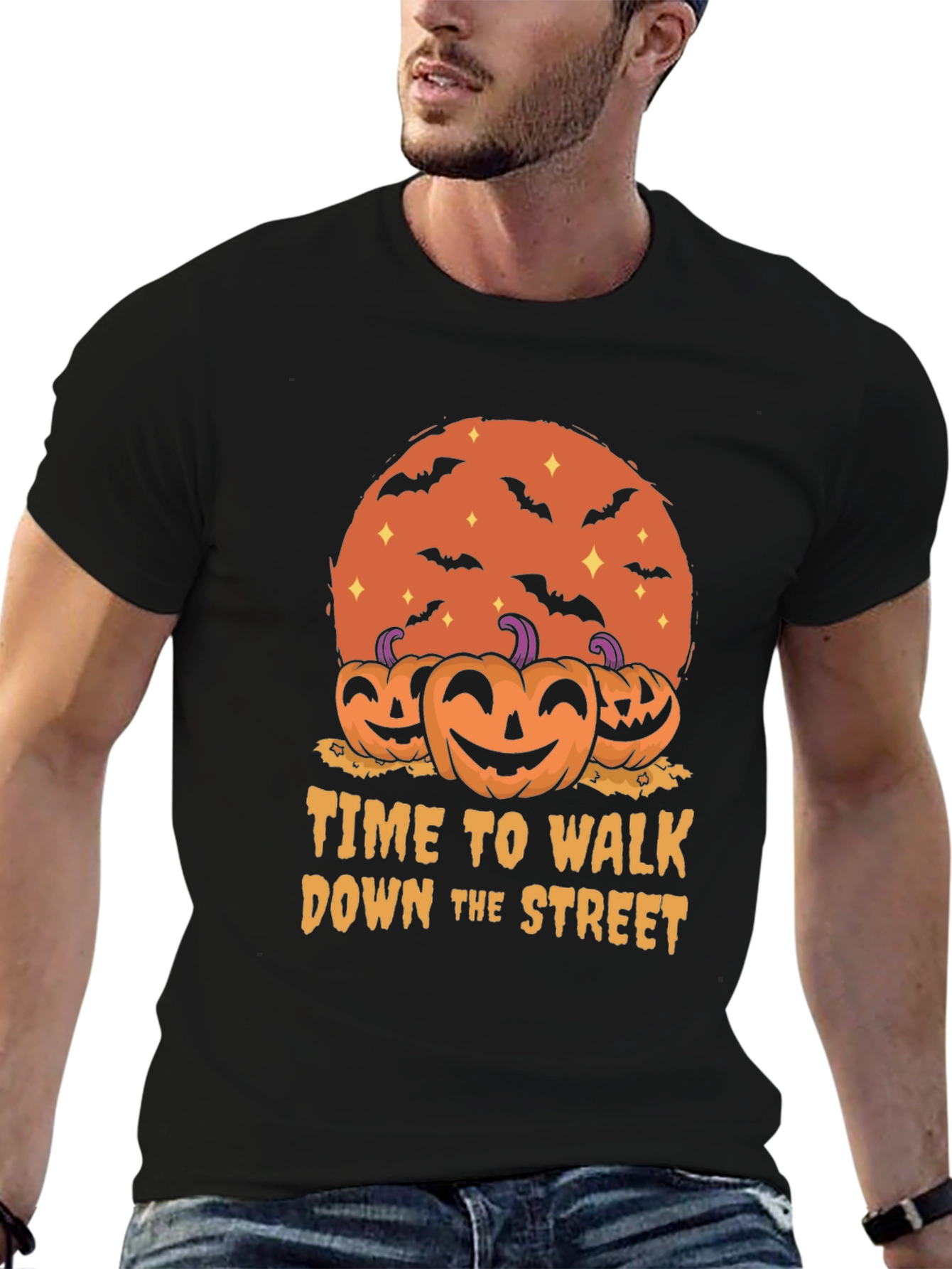 Halloween T-Shirt: Time to Walk Down the Street