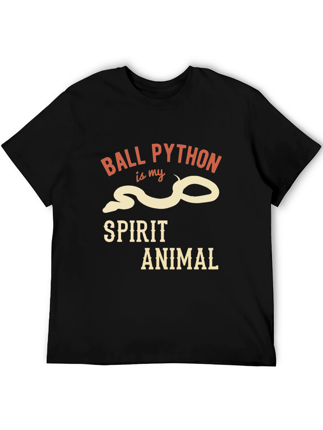 Ball Python Spirit Animal Graphic T-Shirt