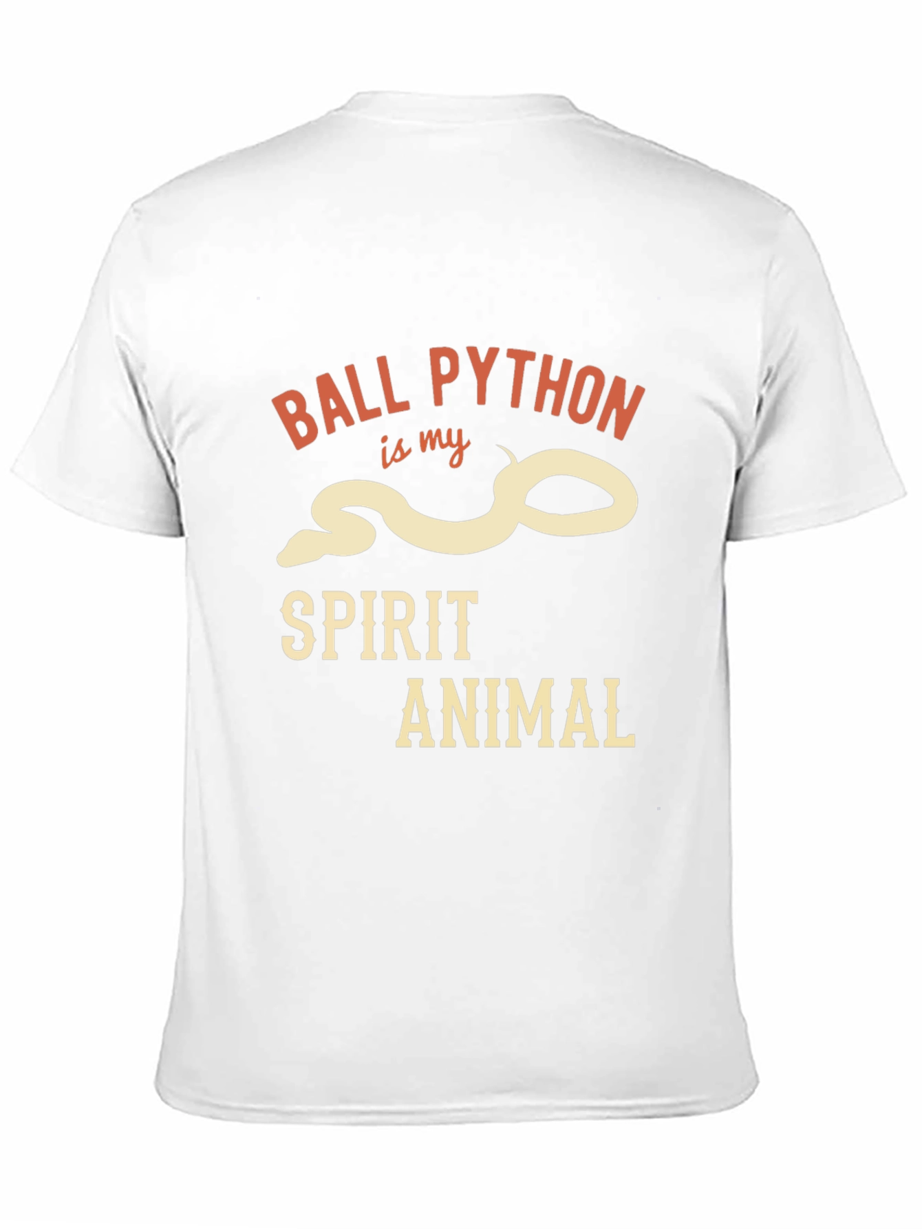 Ball Python Spirit Animal Graphic T-Shirt