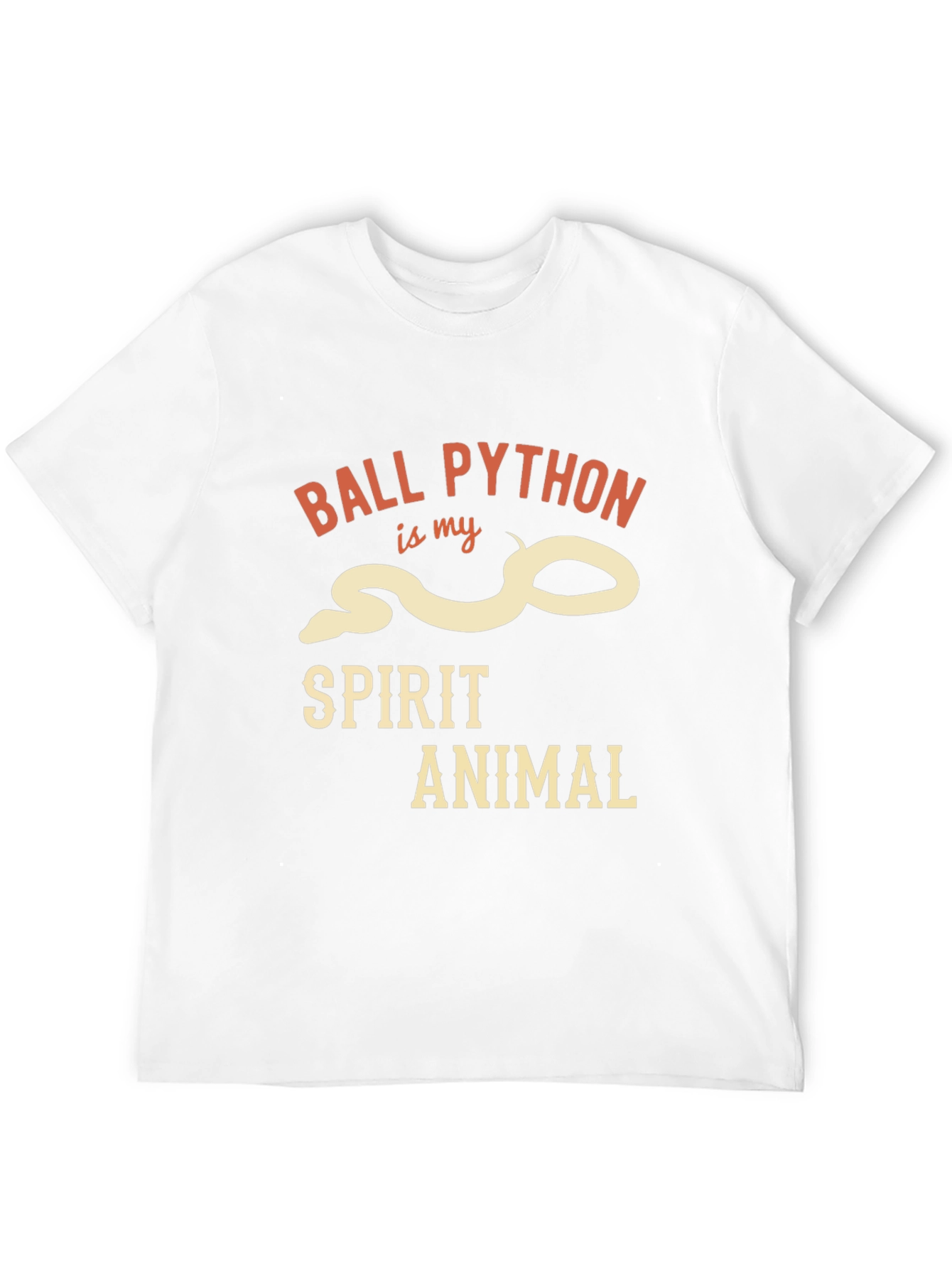 Ball Python Spirit Animal Graphic T-Shirt