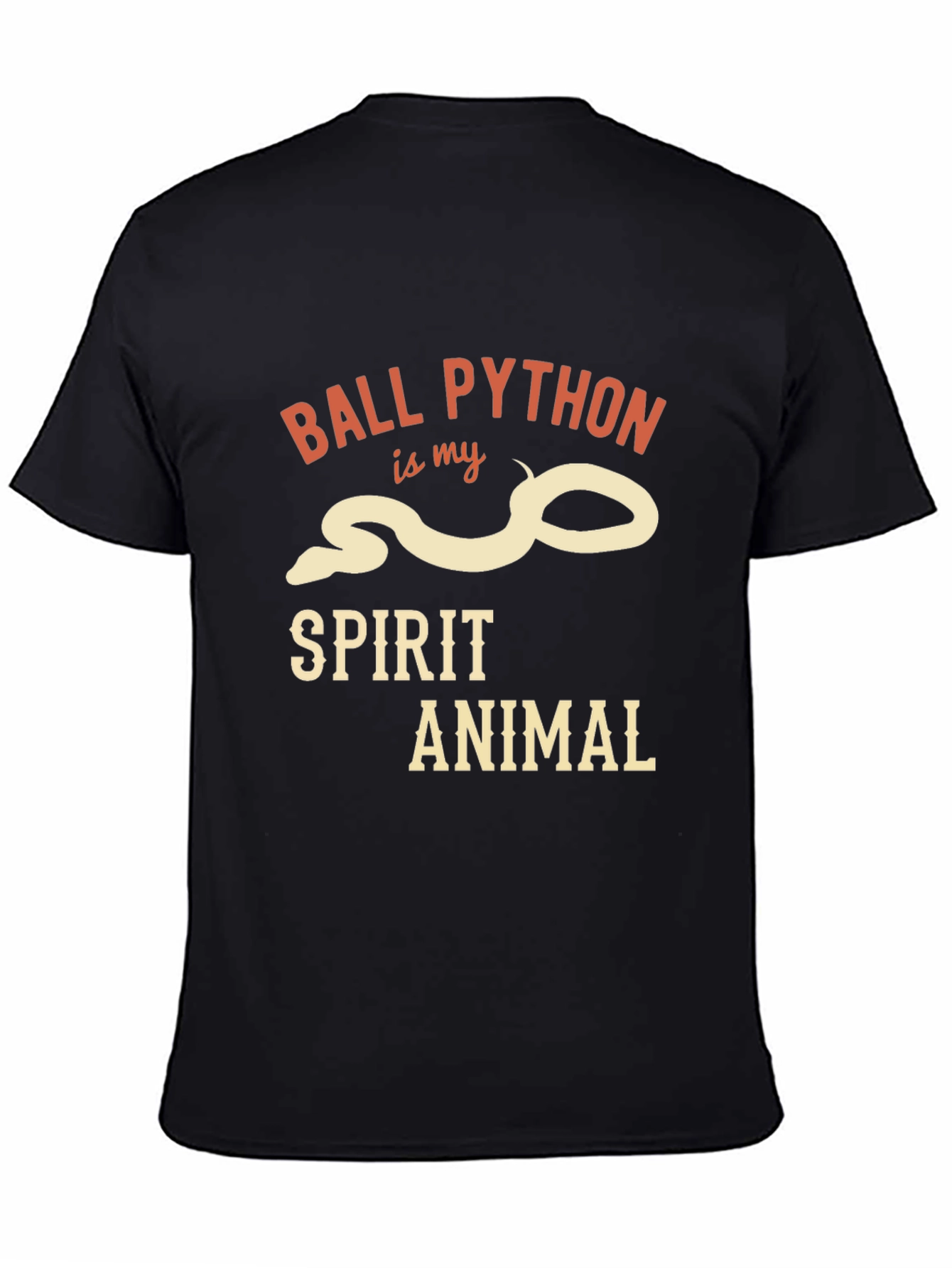 Ball Python Spirit Animal Graphic T-Shirt