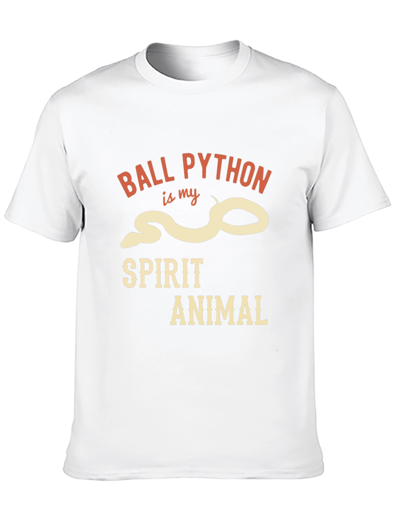 Ball Python Spirit Animal Graphic T-Shirt