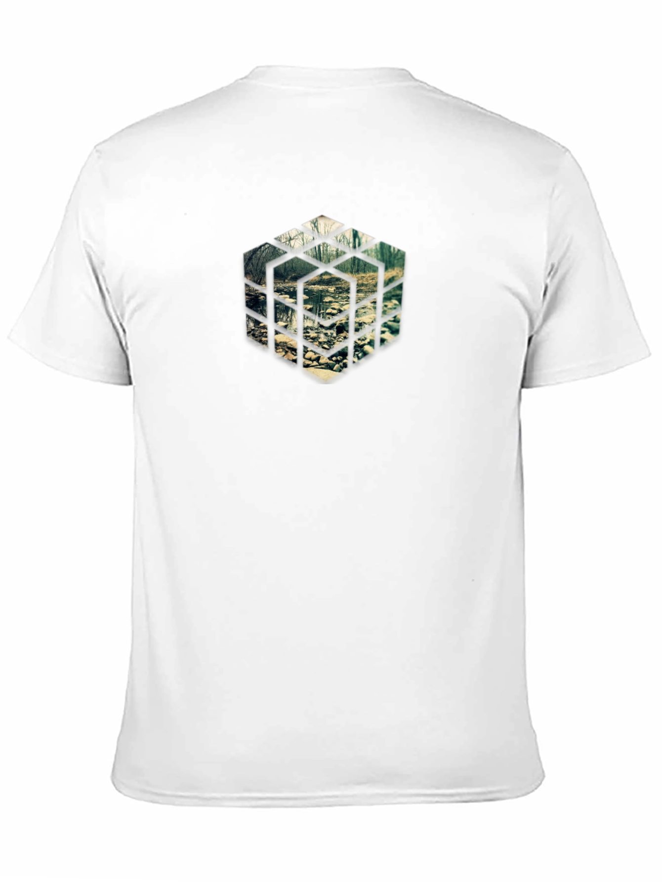 Geometric Nature Scene Tee