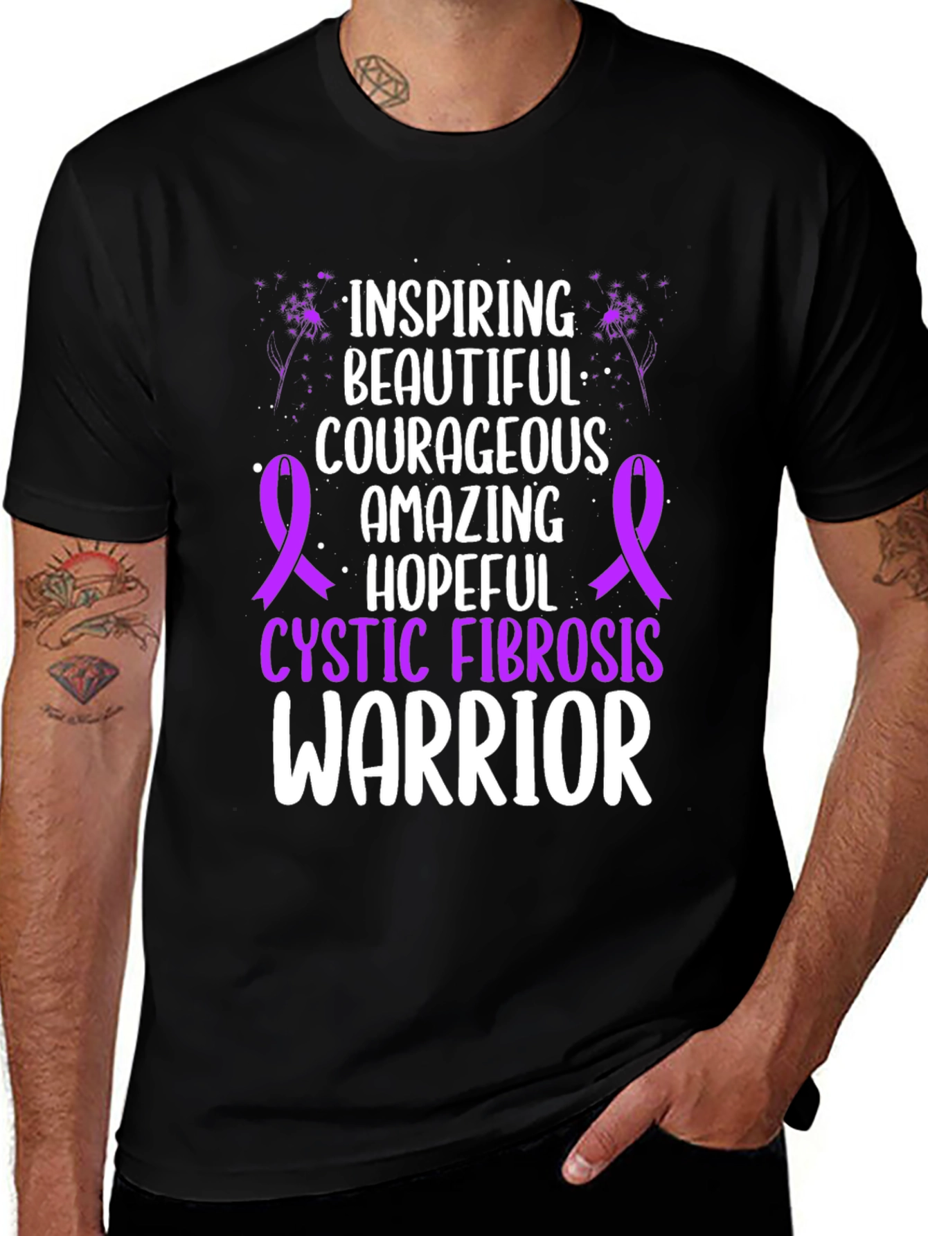 Cystic Fibrosis Warrior T-Shirt - Inspiring Hope