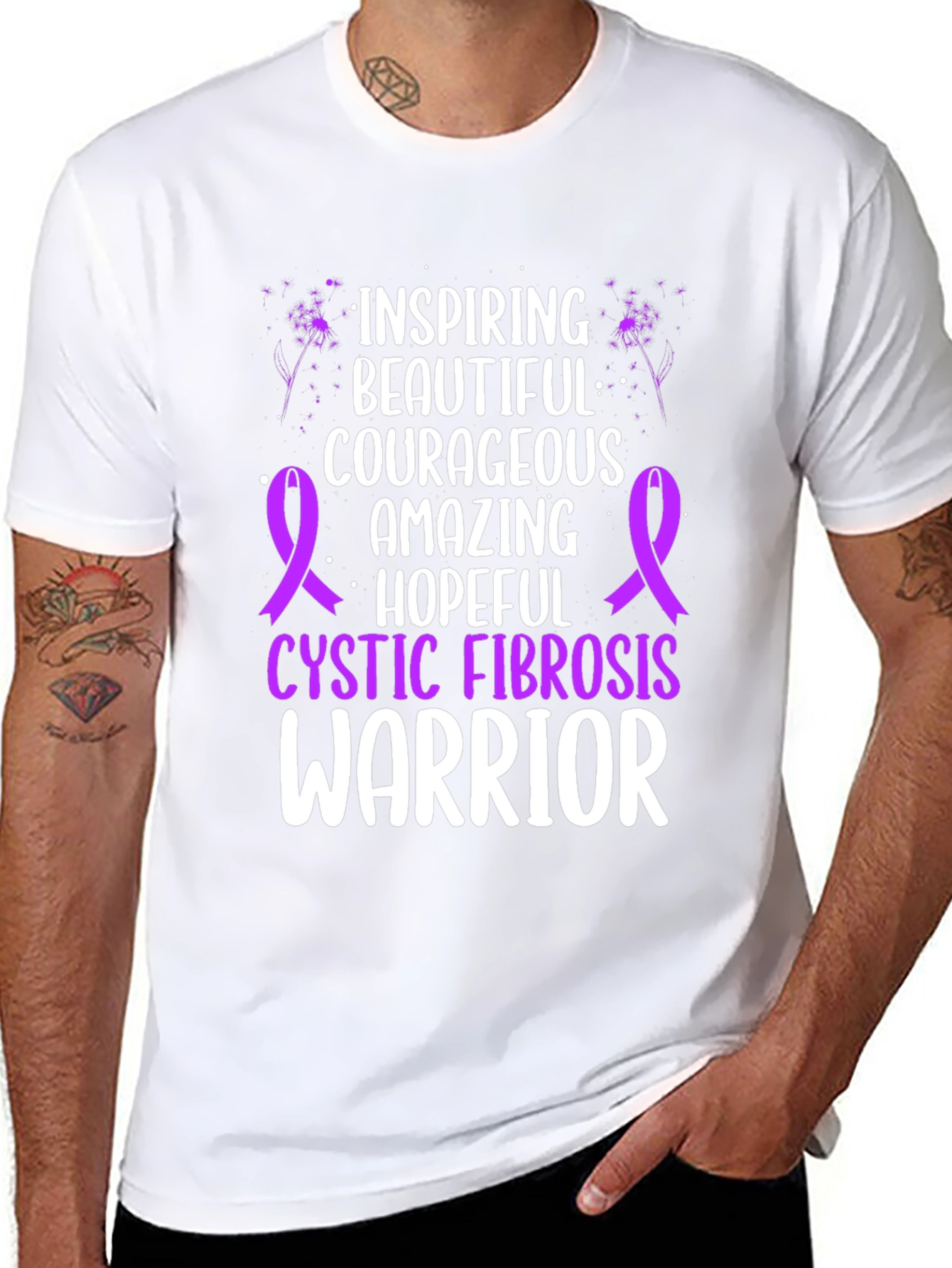 Cystic Fibrosis Warrior T-Shirt - Inspiring Hope
