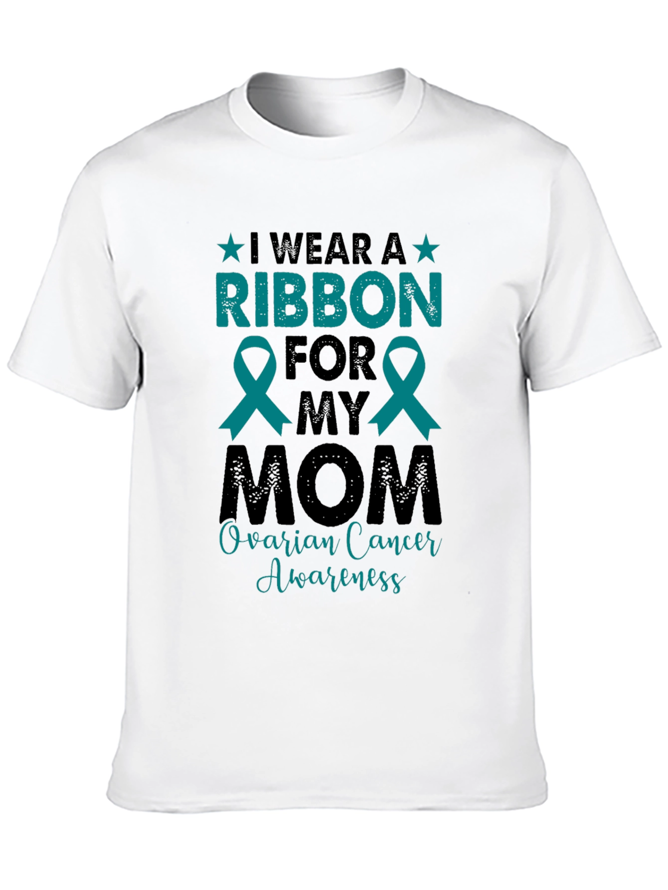 Ovarian Cancer Awareness Ribbon T-Shirt