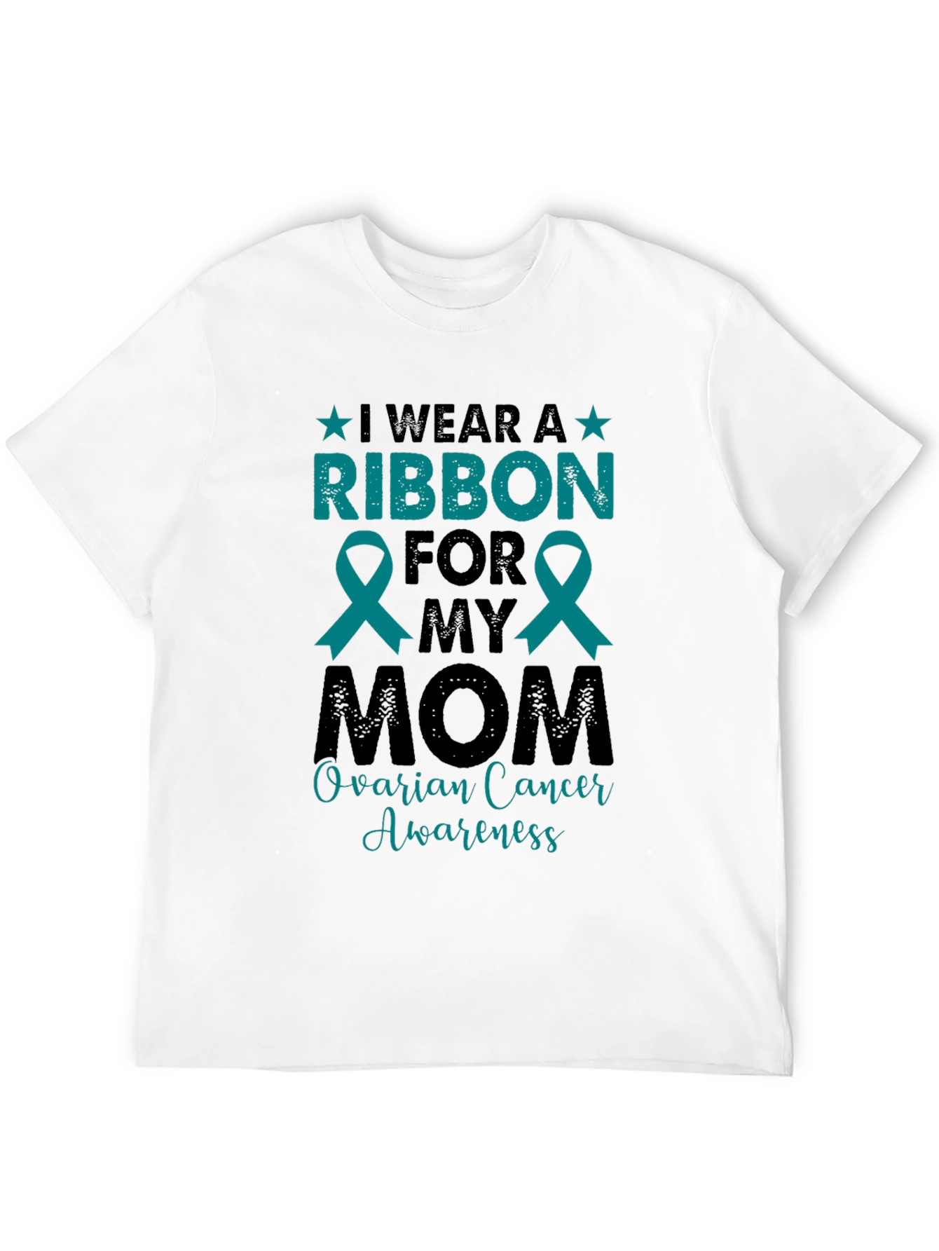 Ovarian Cancer Awareness Ribbon T-Shirt