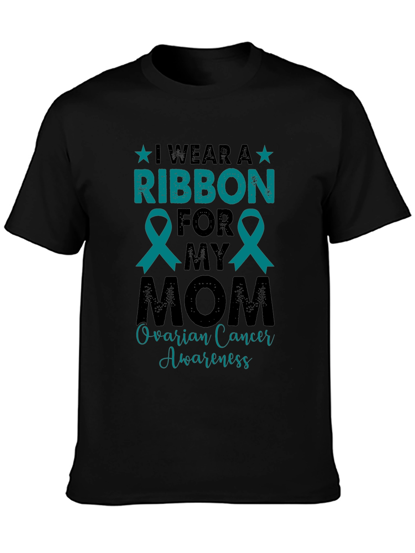 Ovarian Cancer Awareness Ribbon T-Shirt