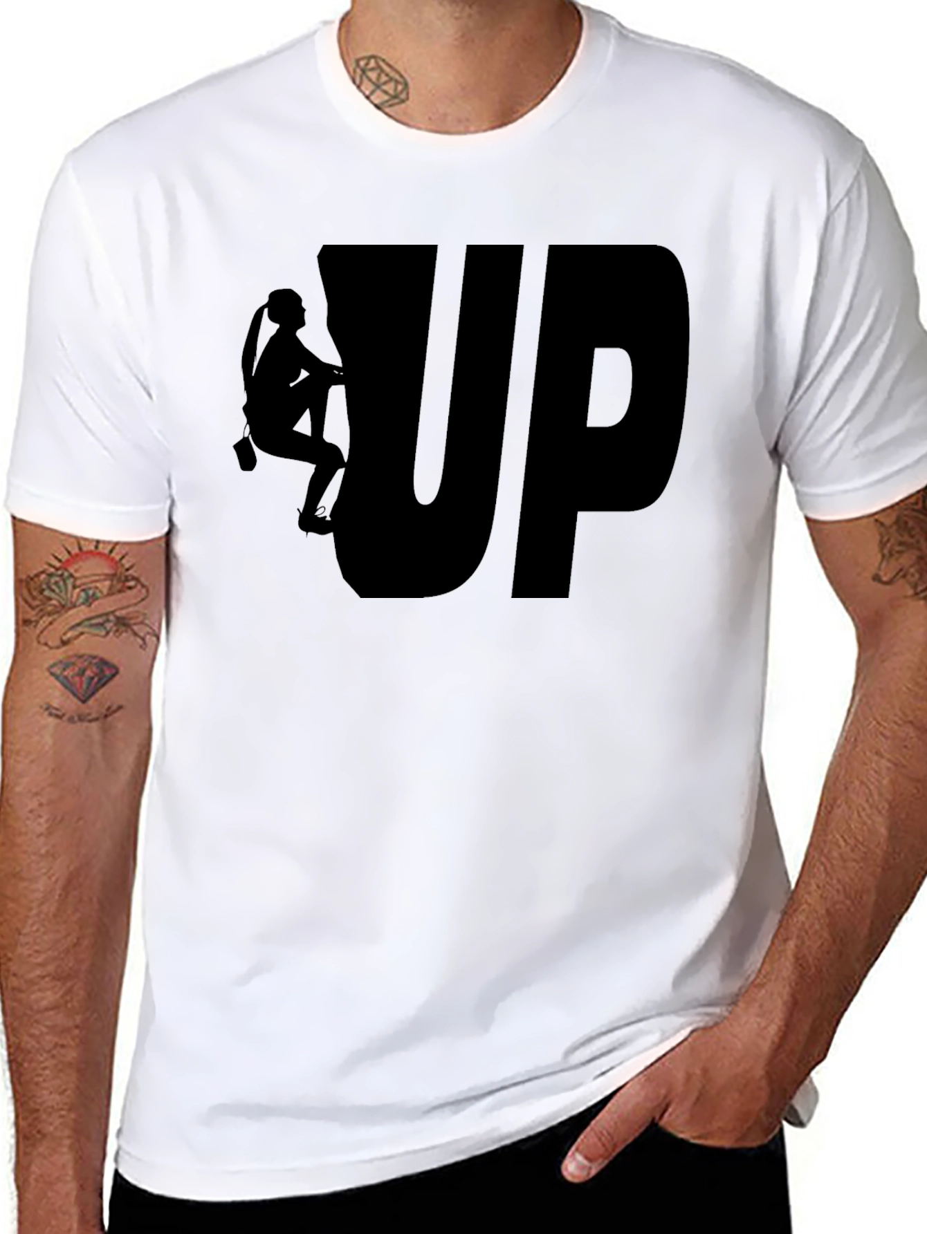 Climb UP Graphic Tee - Rock Climbing Shirt