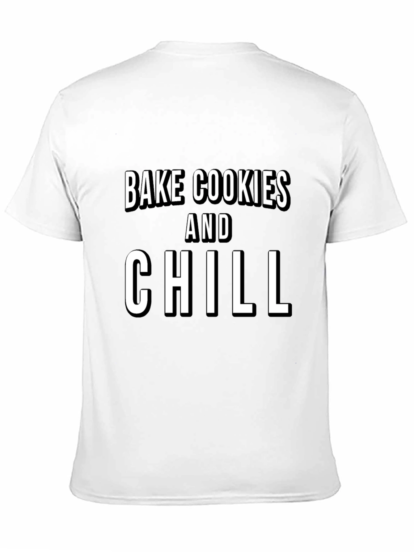 Bake Cookies & Chill Graphic Tee - Black