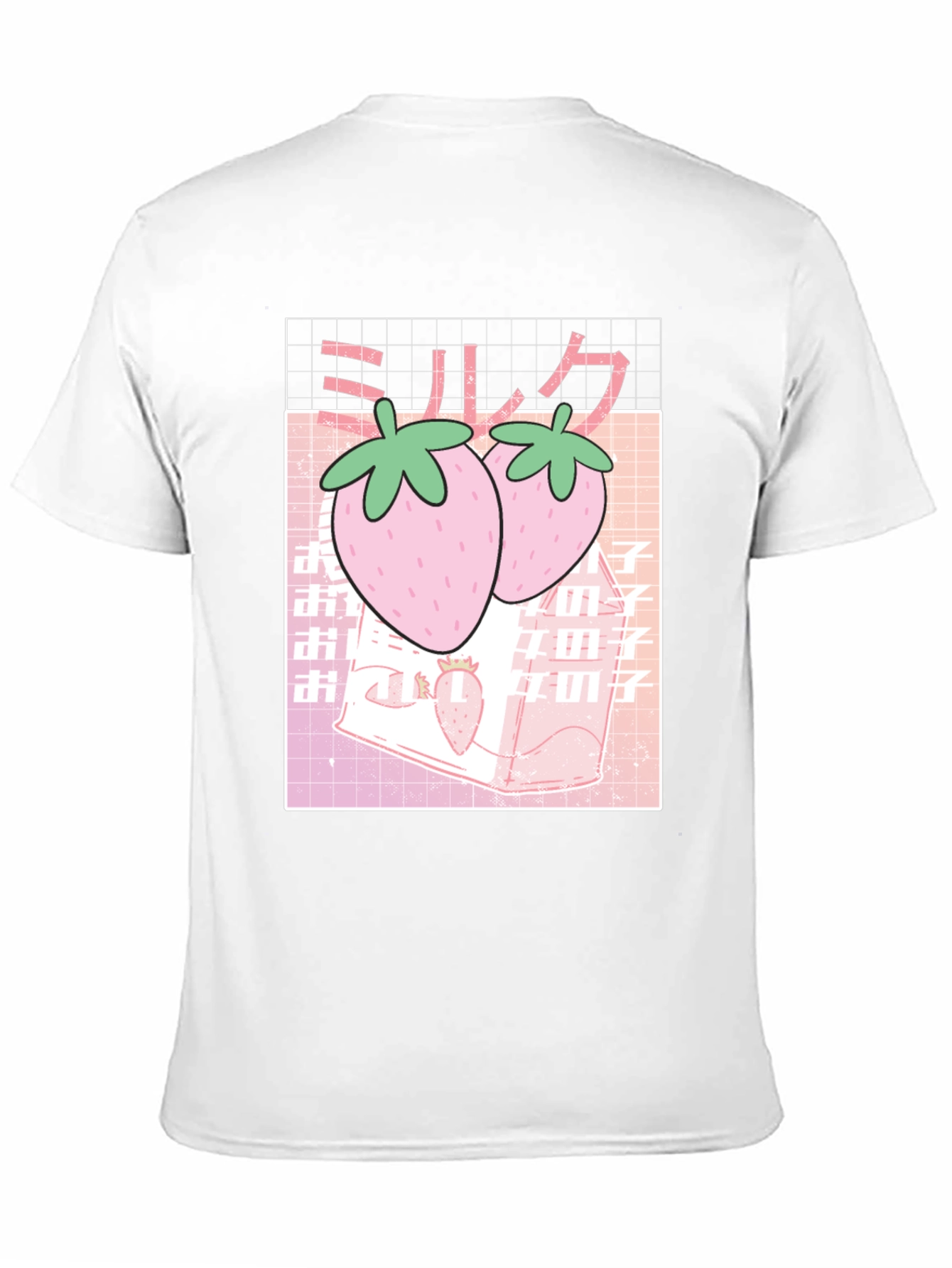 Strawberry Milk T-Shirt - Kawaii Aesthetic Black Tee