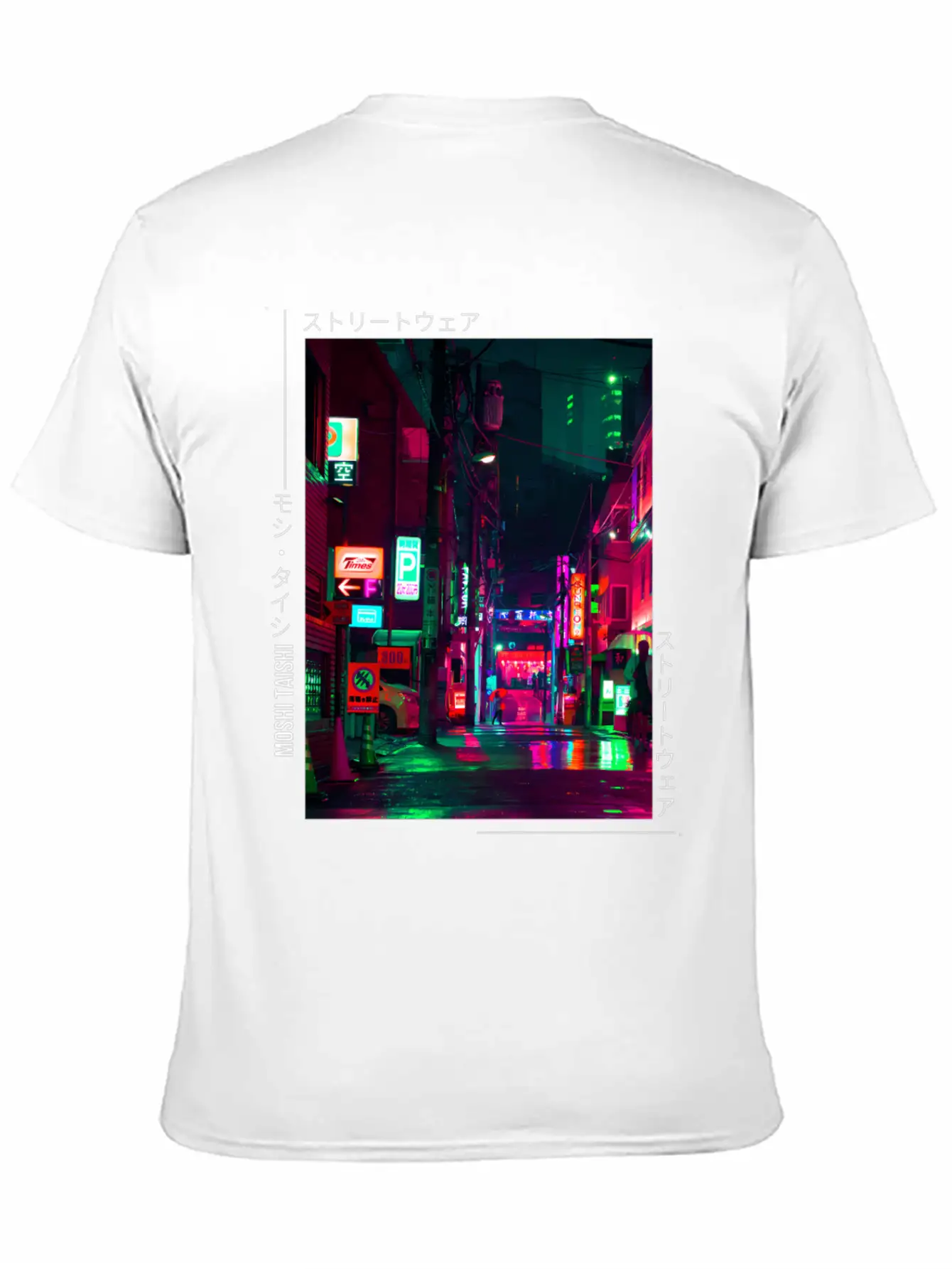 Japanese Cyberpunk Tokyo Streetwear Aesthetic Unisex Casual T-Shirt – Clean Design For Daily Comfort