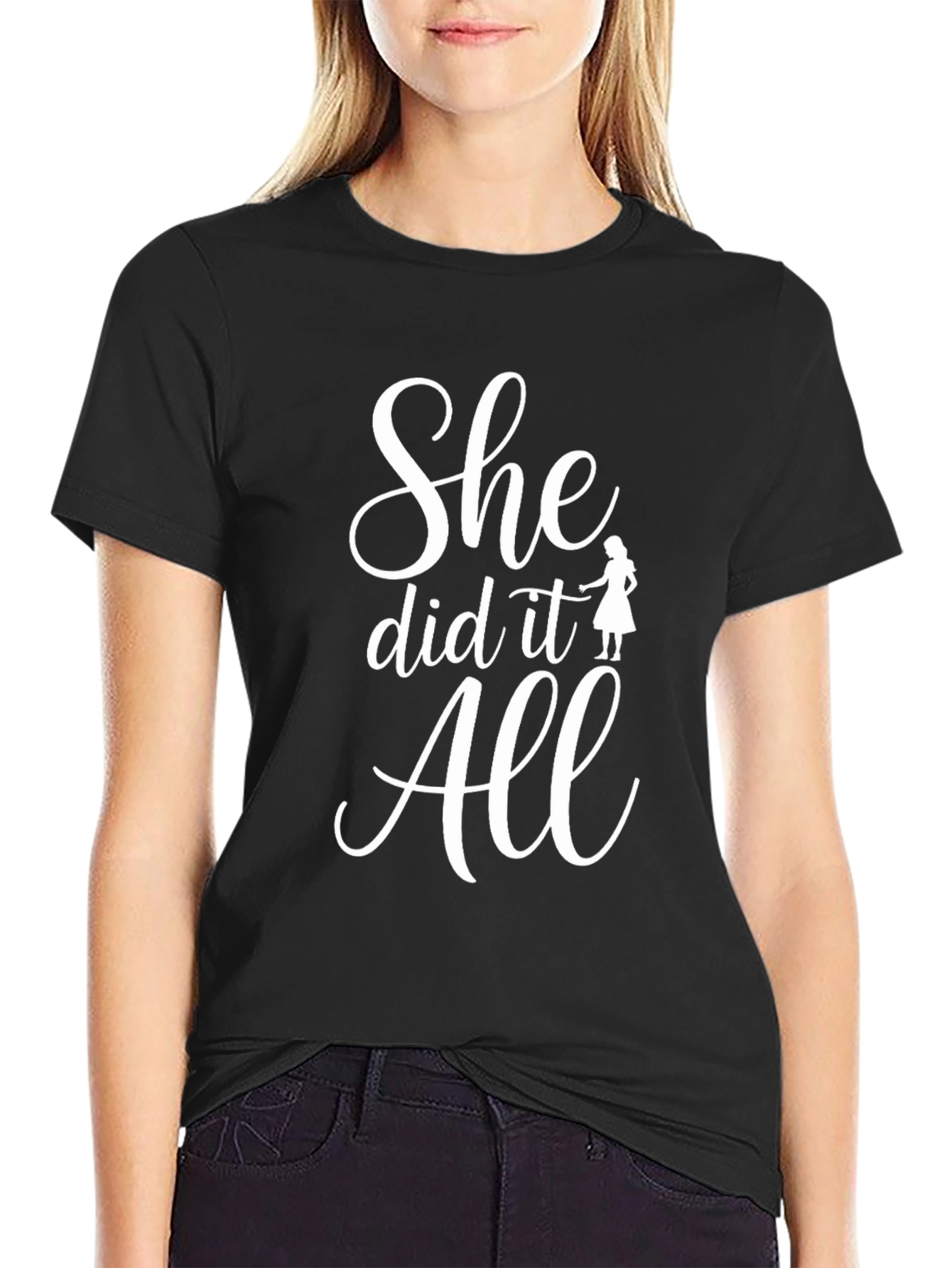She Did It All Graduation T-Shirt
