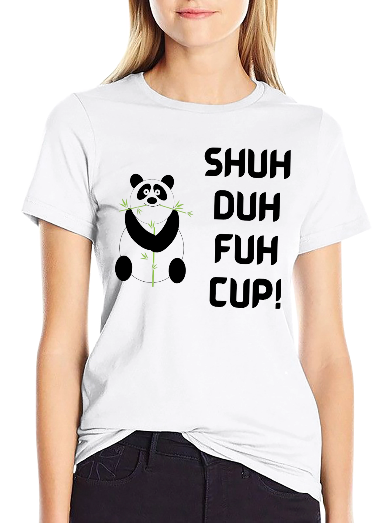 Shuh Duh Fuh Cup Panda T-Shirt