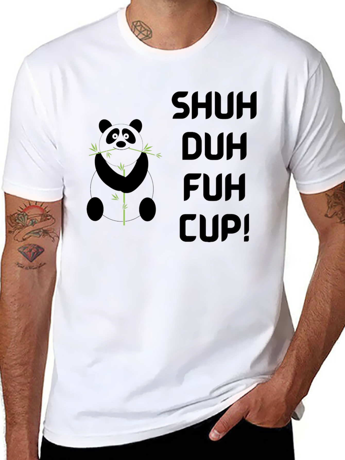 Shuh Duh Fuh Cup Panda T-Shirt