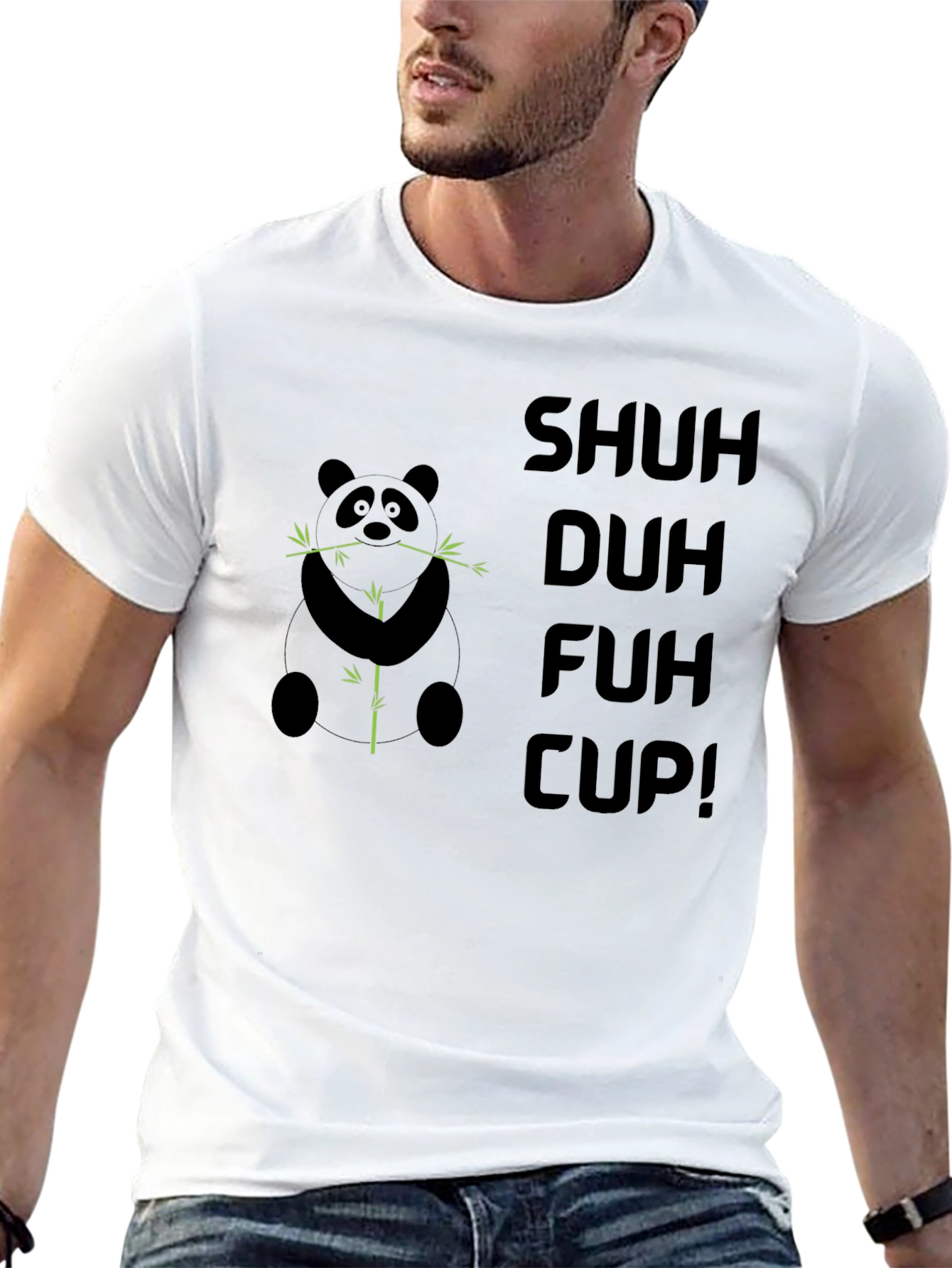 Shuh Duh Fuh Cup Panda T-Shirt