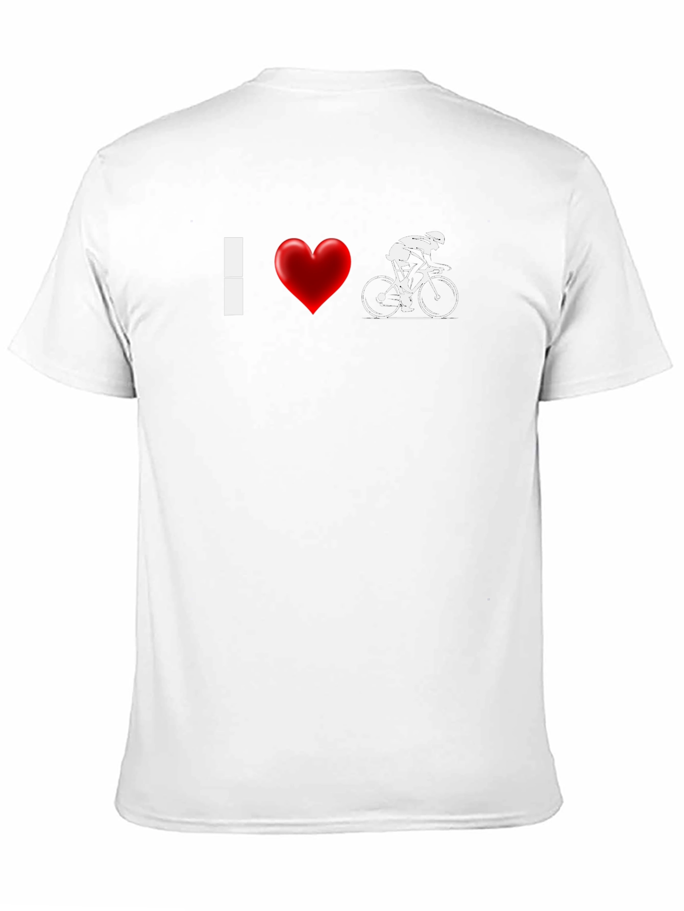 I Heart Biking T-Shirt - Cycling Fan Apparel