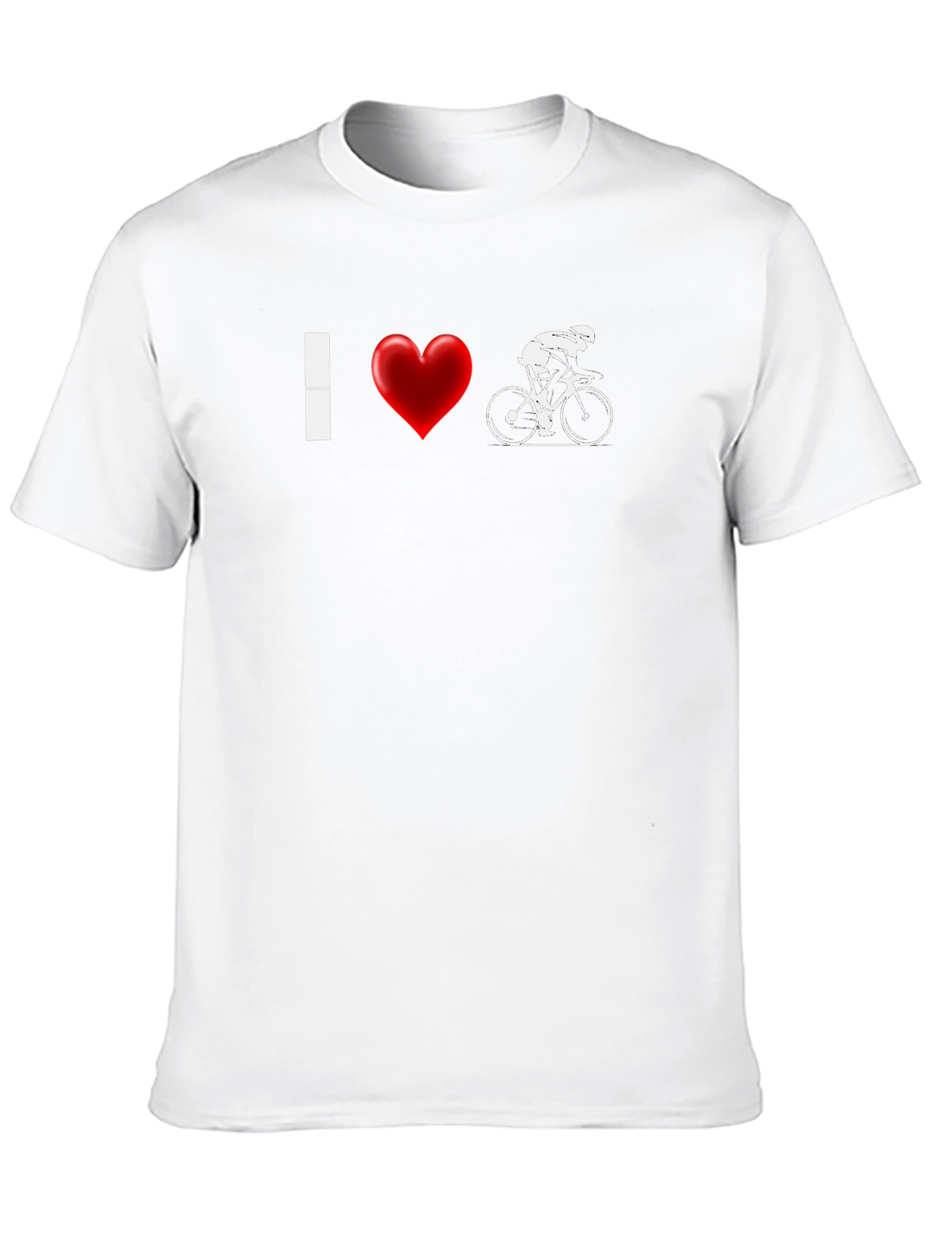 I Heart Biking T-Shirt - Cycling Fan Apparel