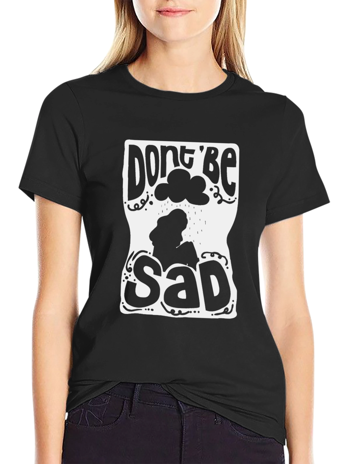 Dont Be Sad Graphic Tee - Stylish Comfort