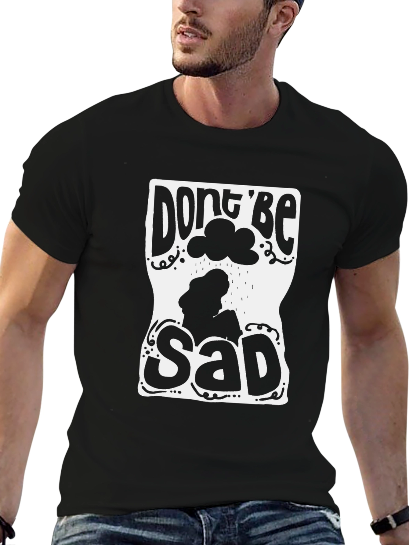 Dont Be Sad Graphic Tee - Stylish Comfort