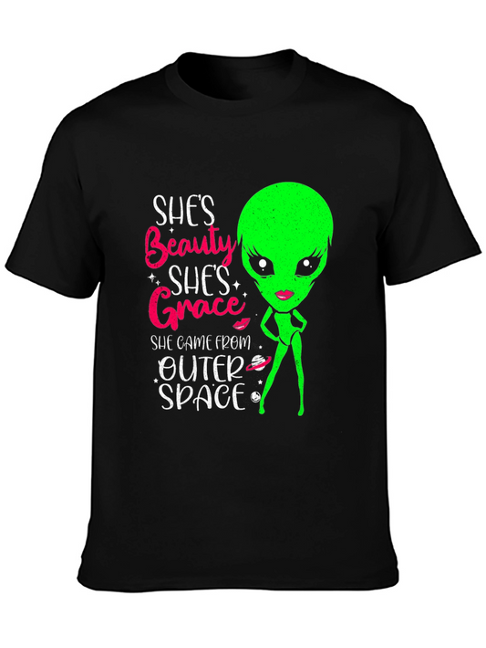 Shes Beauty Shes Grace Alien Graphic Tee