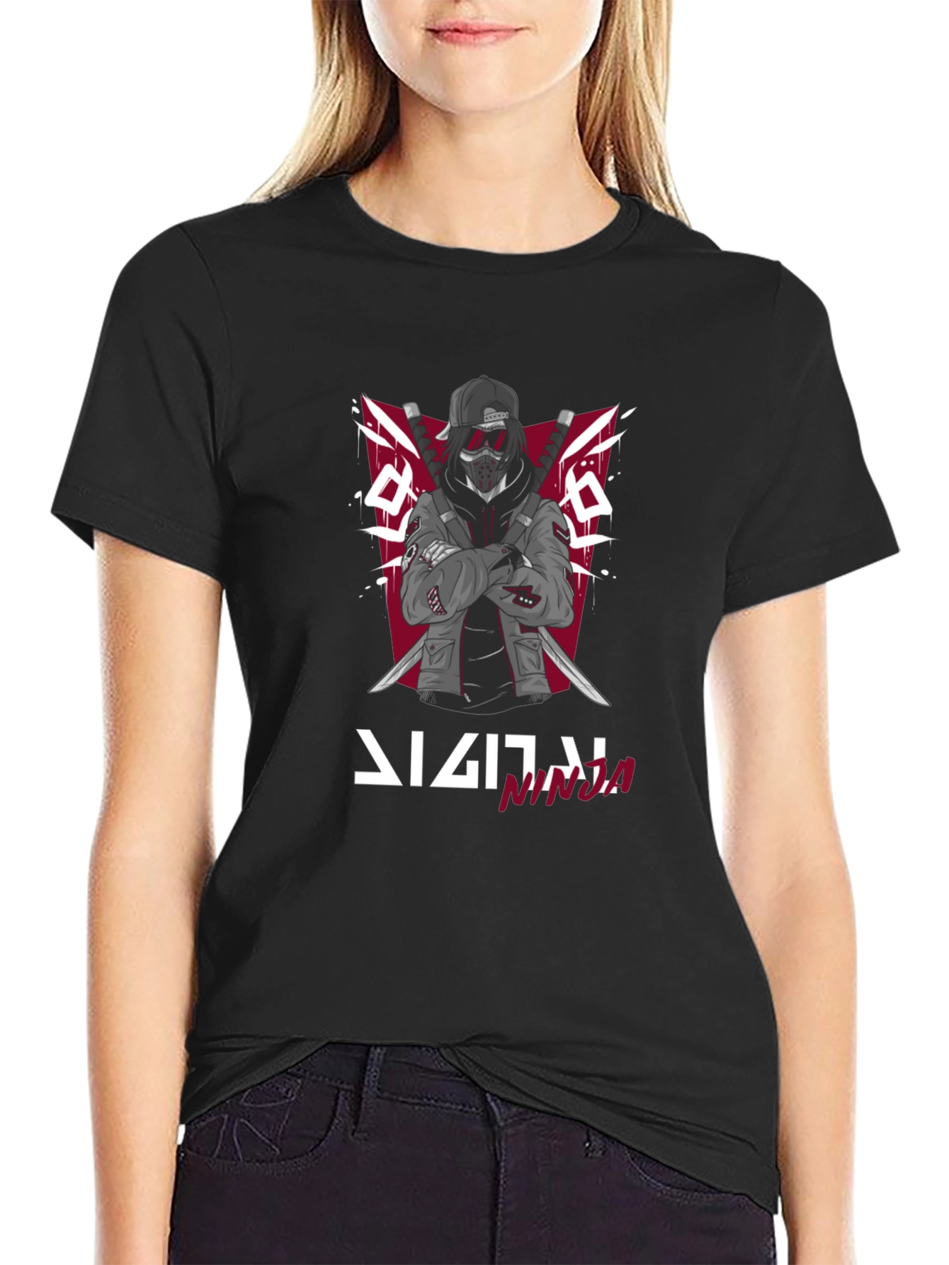 Digital Ninja Graphic T-Shirt - Cool Streetwear
