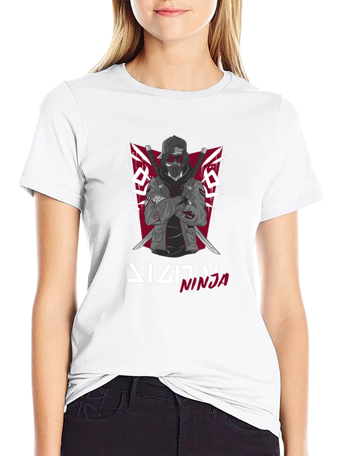 Digital Ninja Graphic T-Shirt - Cool Streetwear