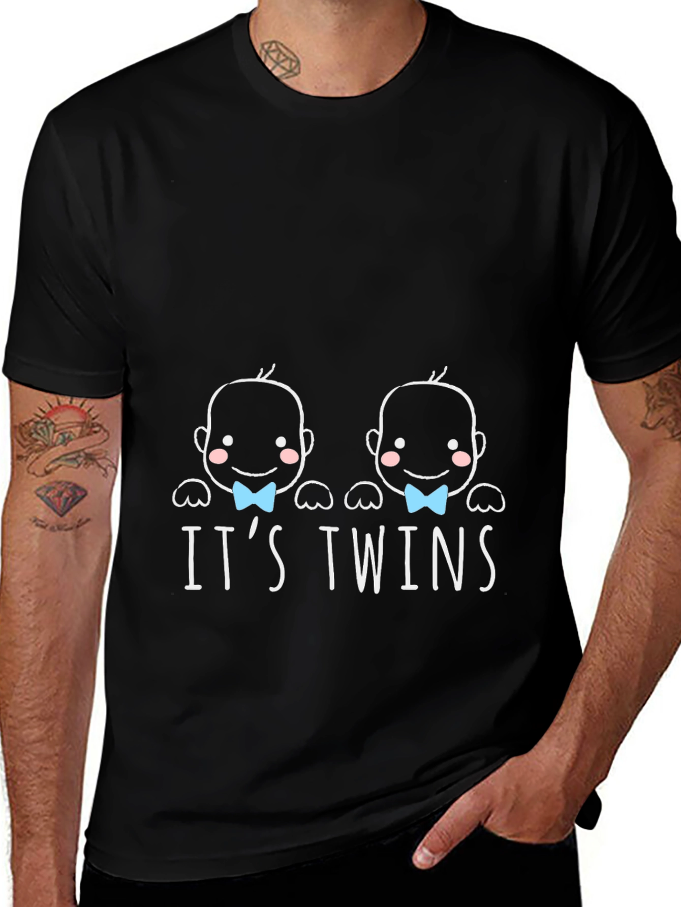 Its Twins T-Shirt - Baby Announcement