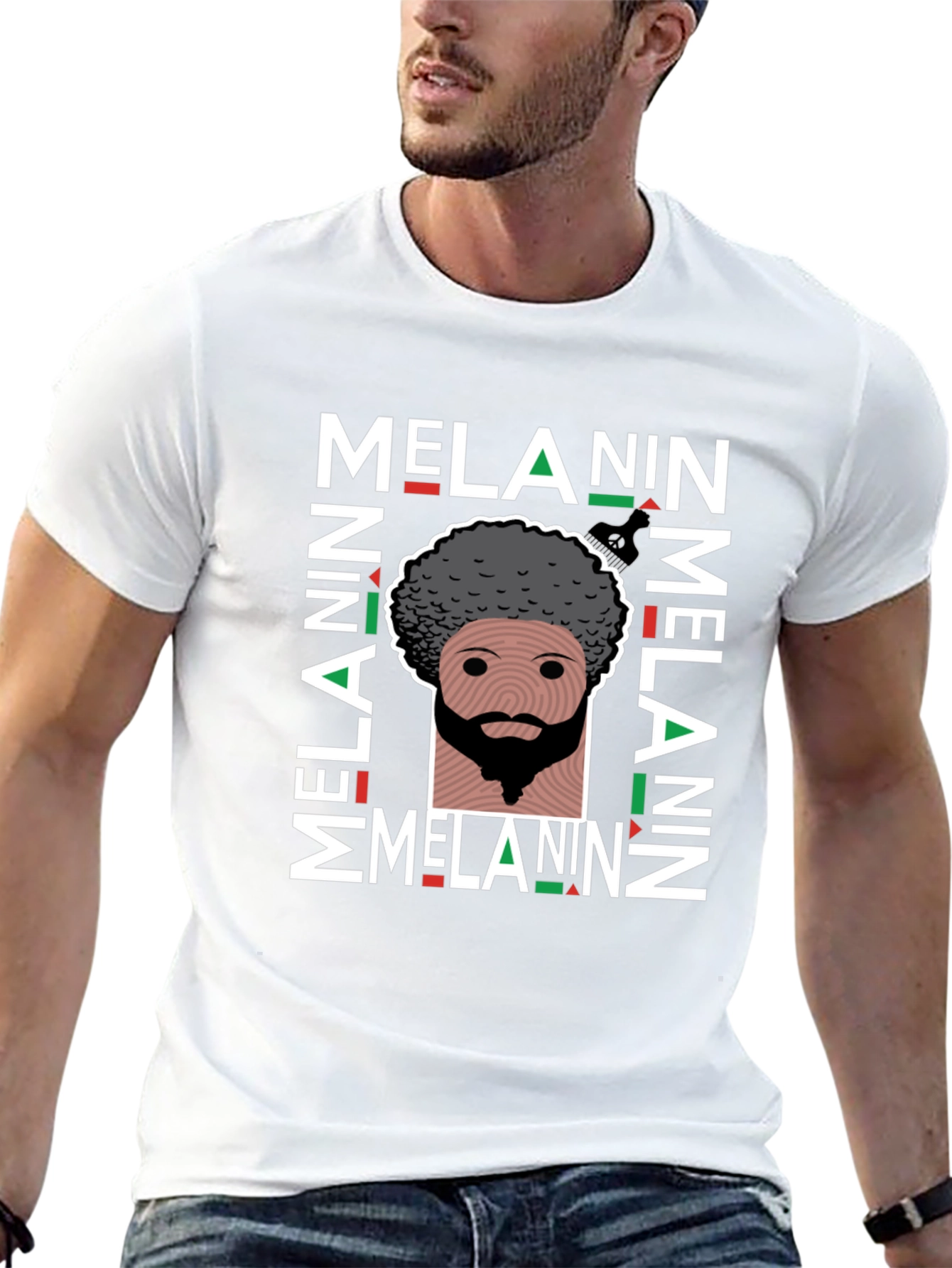 Melanin Pride Graphic T-Shirt Black