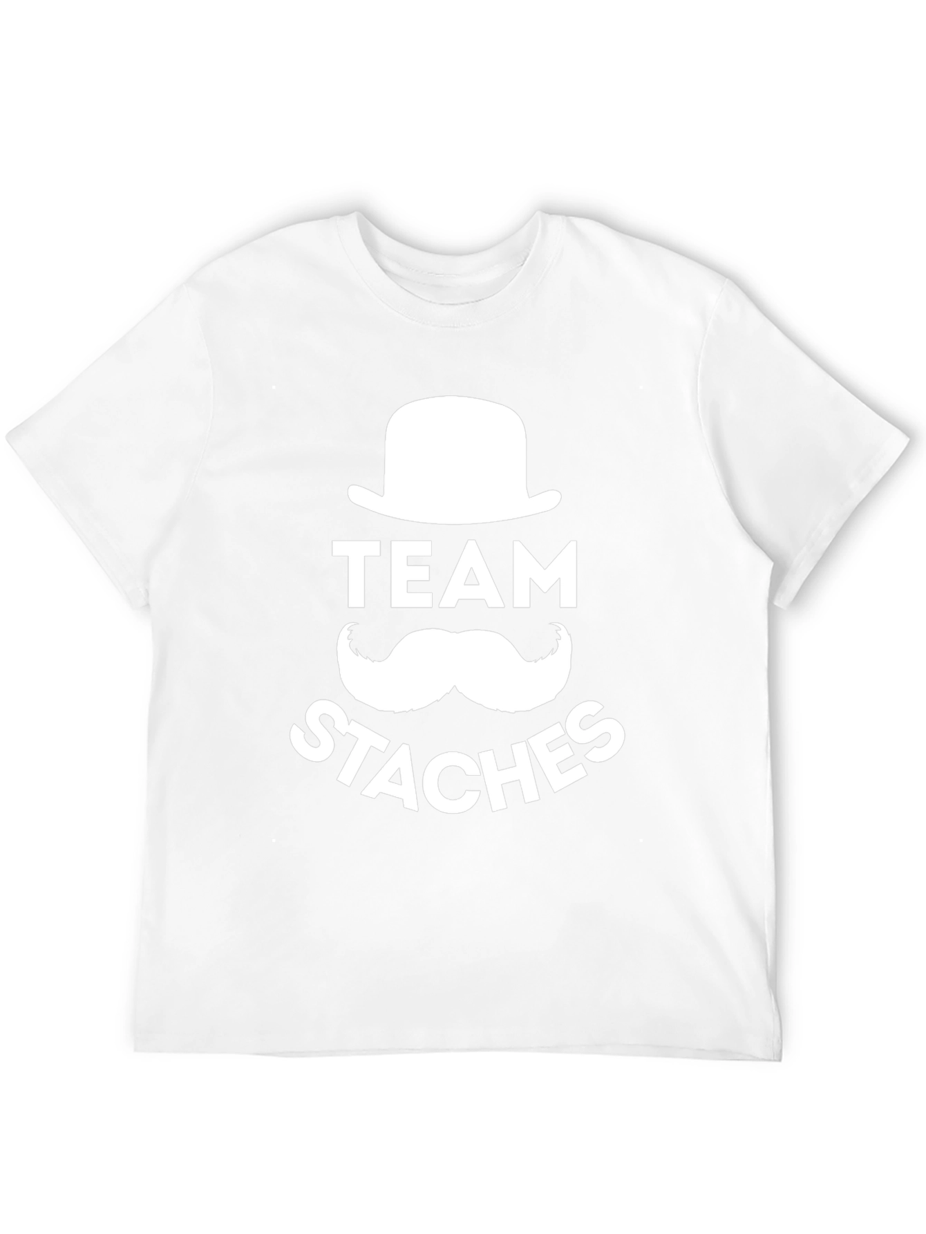 Team Staches Graphic Tee - Mens Black T-Shirt