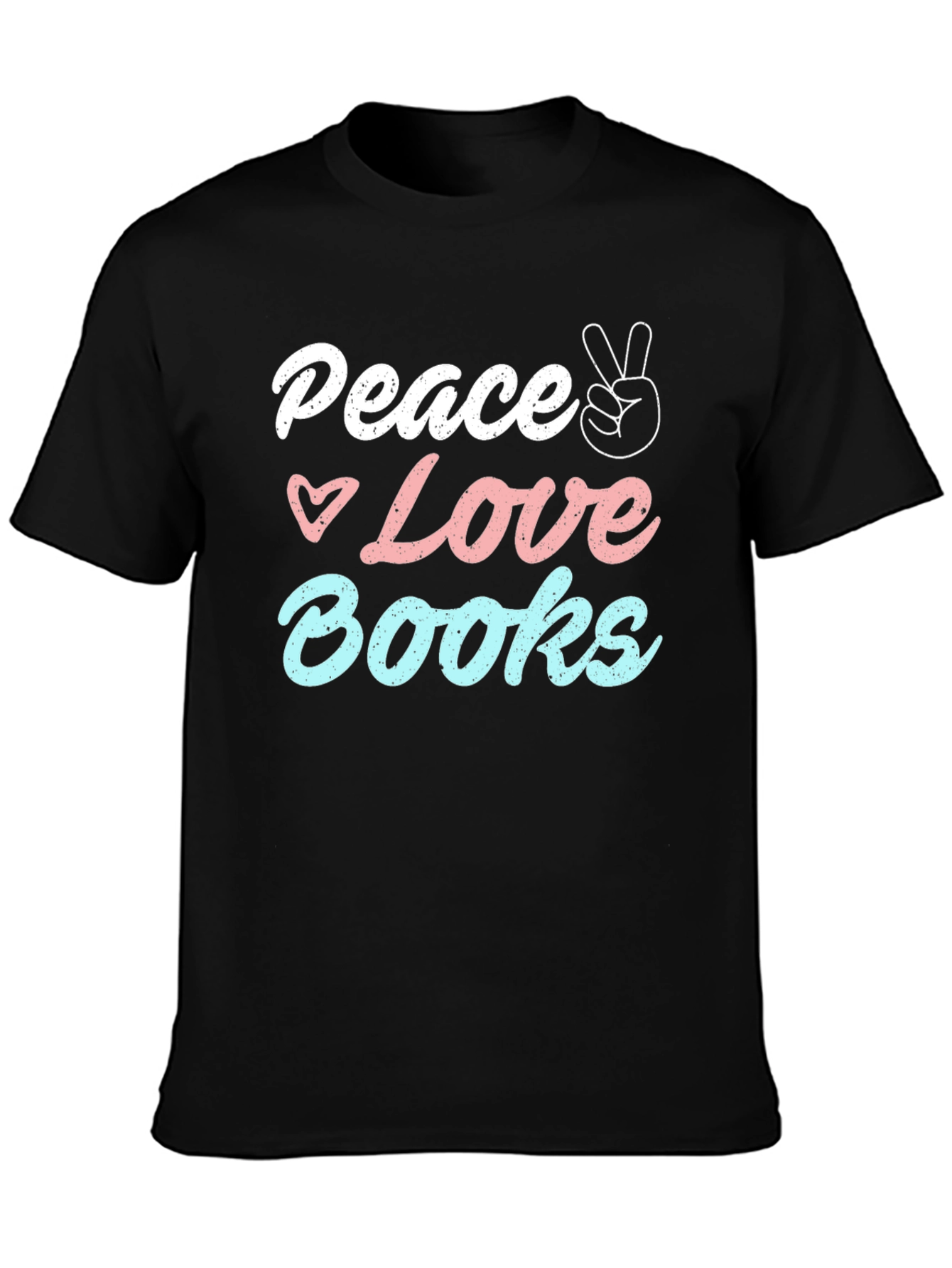 Peace Love Books T-Shirt