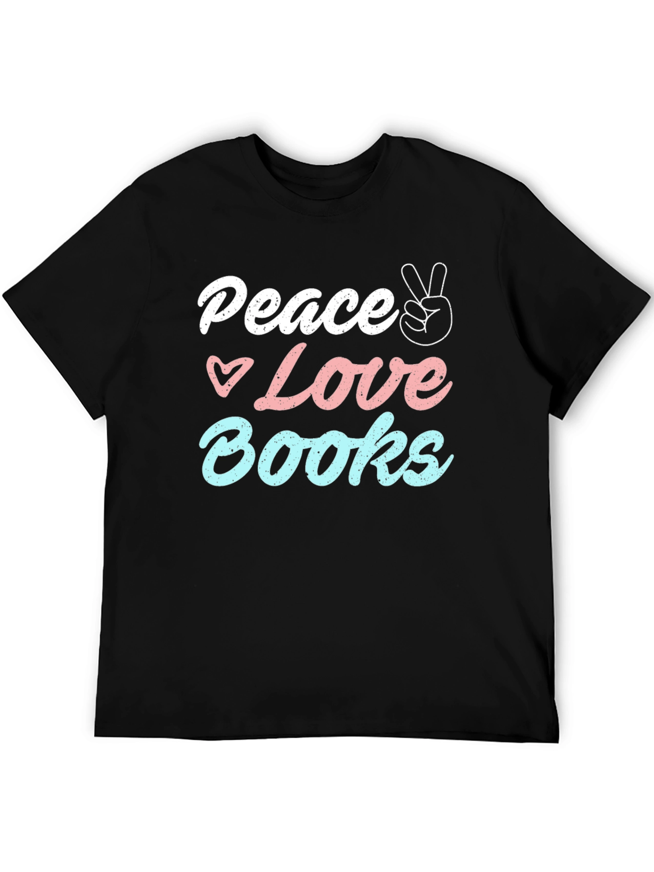 Peace Love Books T-Shirt