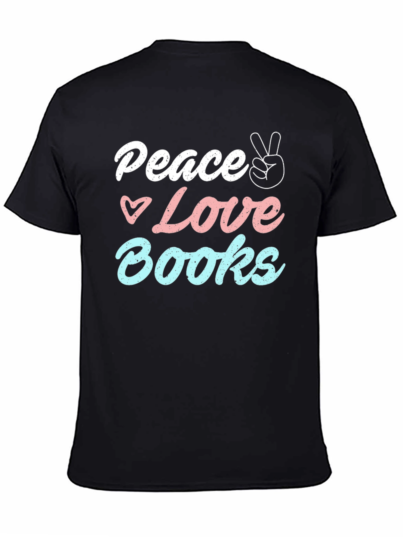 Peace Love Books T-Shirt
