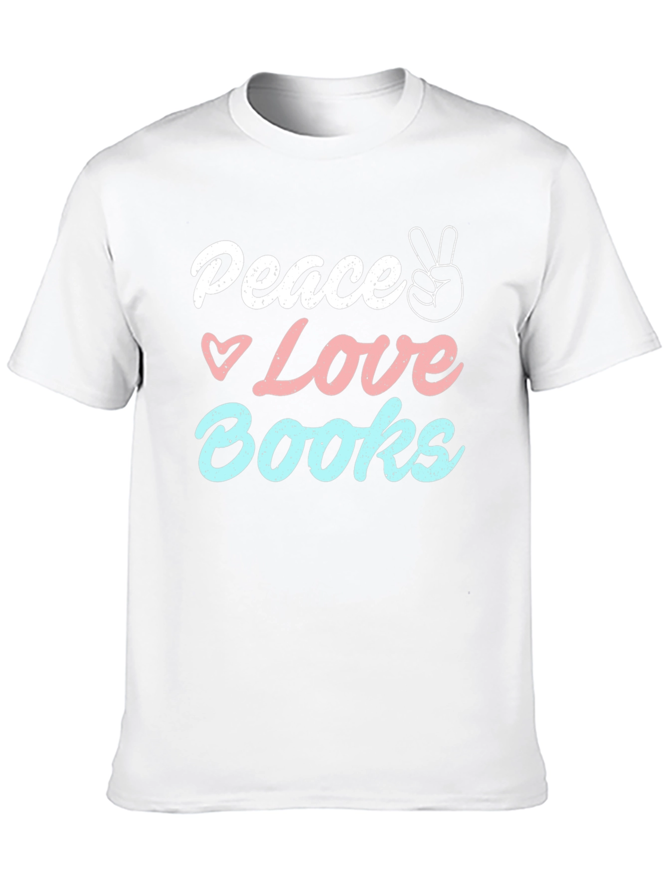 Peace Love Books T-Shirt
