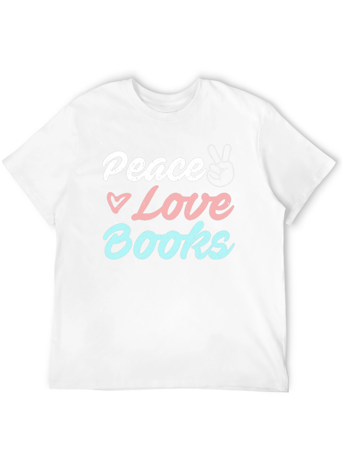 Peace Love Books T-Shirt