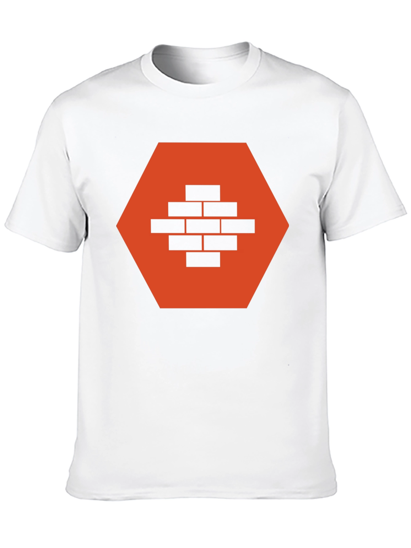 Brick Wall Graphic Tee - Mens Casual T-Shirt