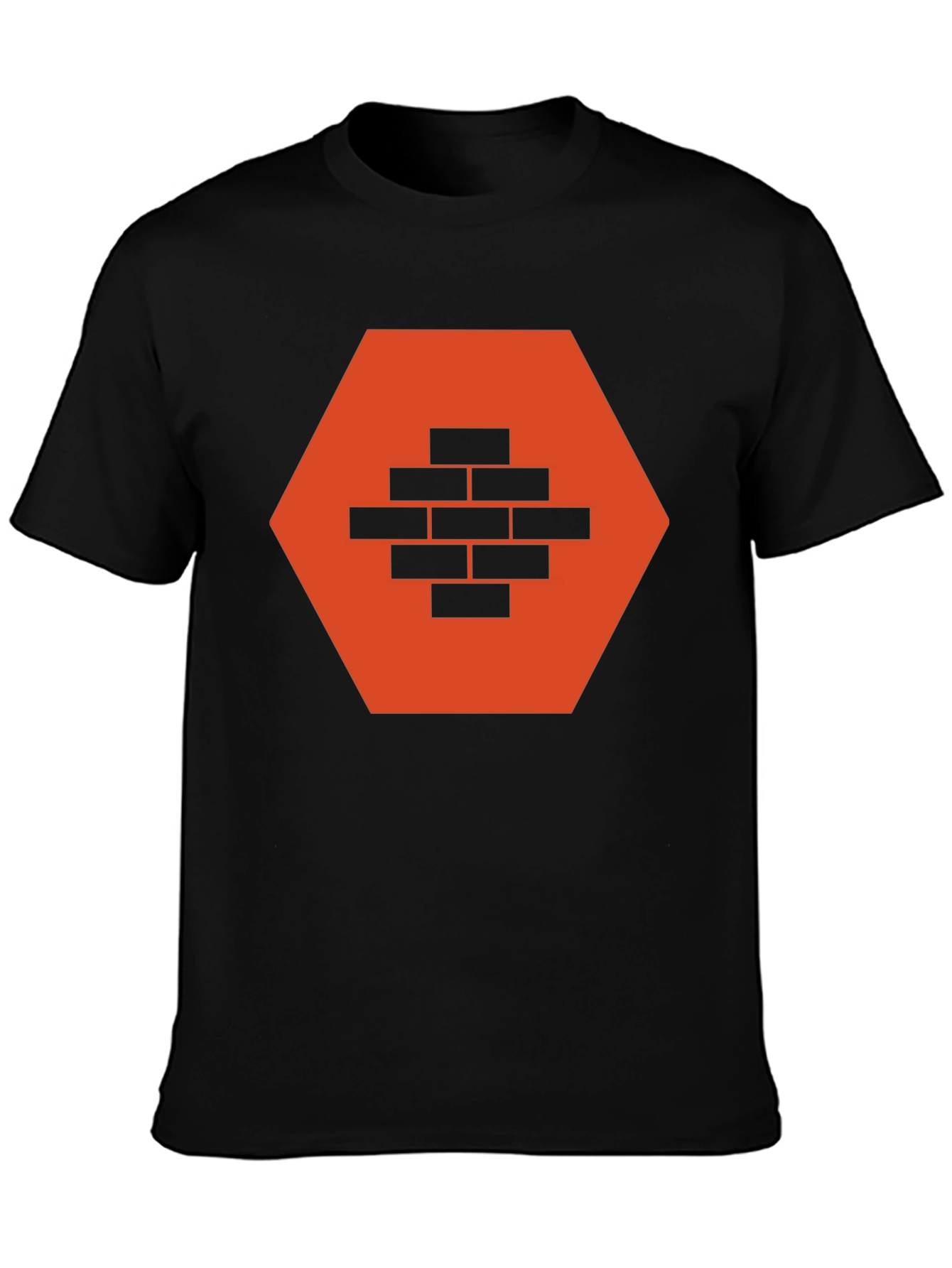 Brick Wall Graphic Tee - Mens Casual T-Shirt