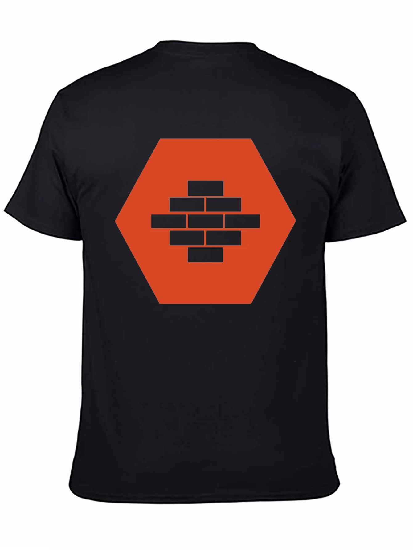 Brick Wall Graphic Tee - Mens Casual T-Shirt
