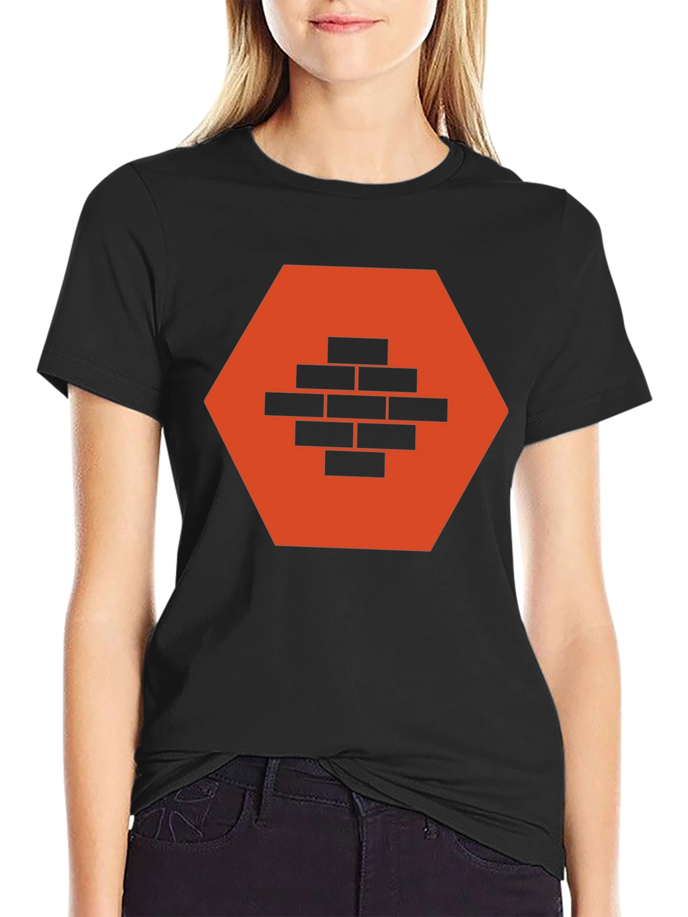 Brick Wall Graphic Tee - Mens Casual T-Shirt