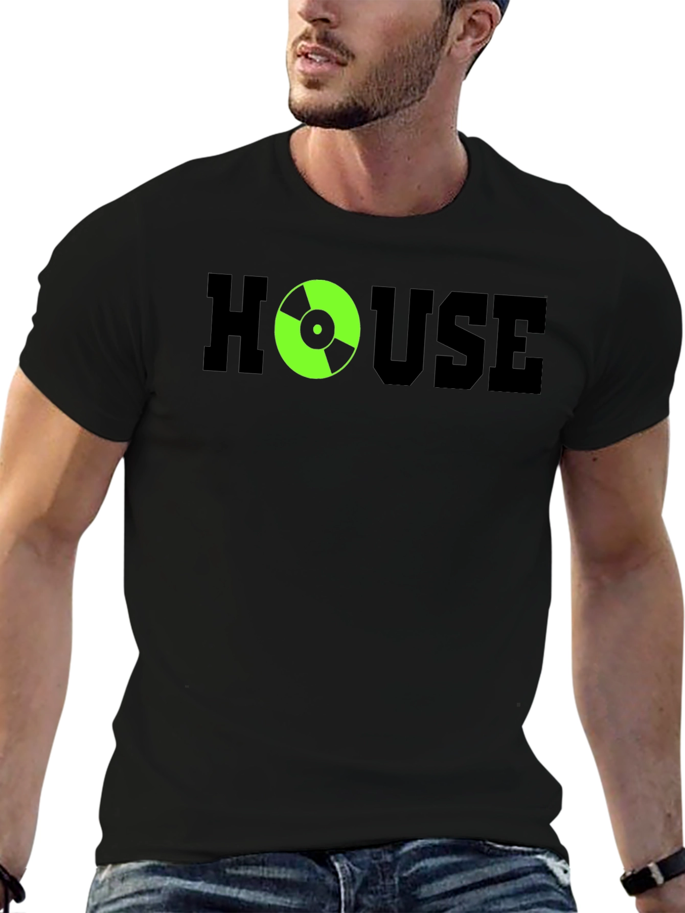 House Music DJ Record Graphic T-Shirt