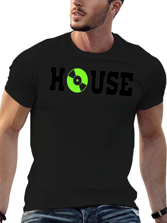 House Music DJ Record Graphic T-Shirt