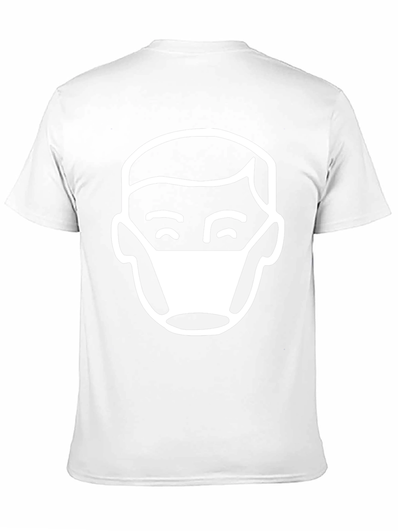 Masked Man Graphic Tee - Black Casual T-Shirt