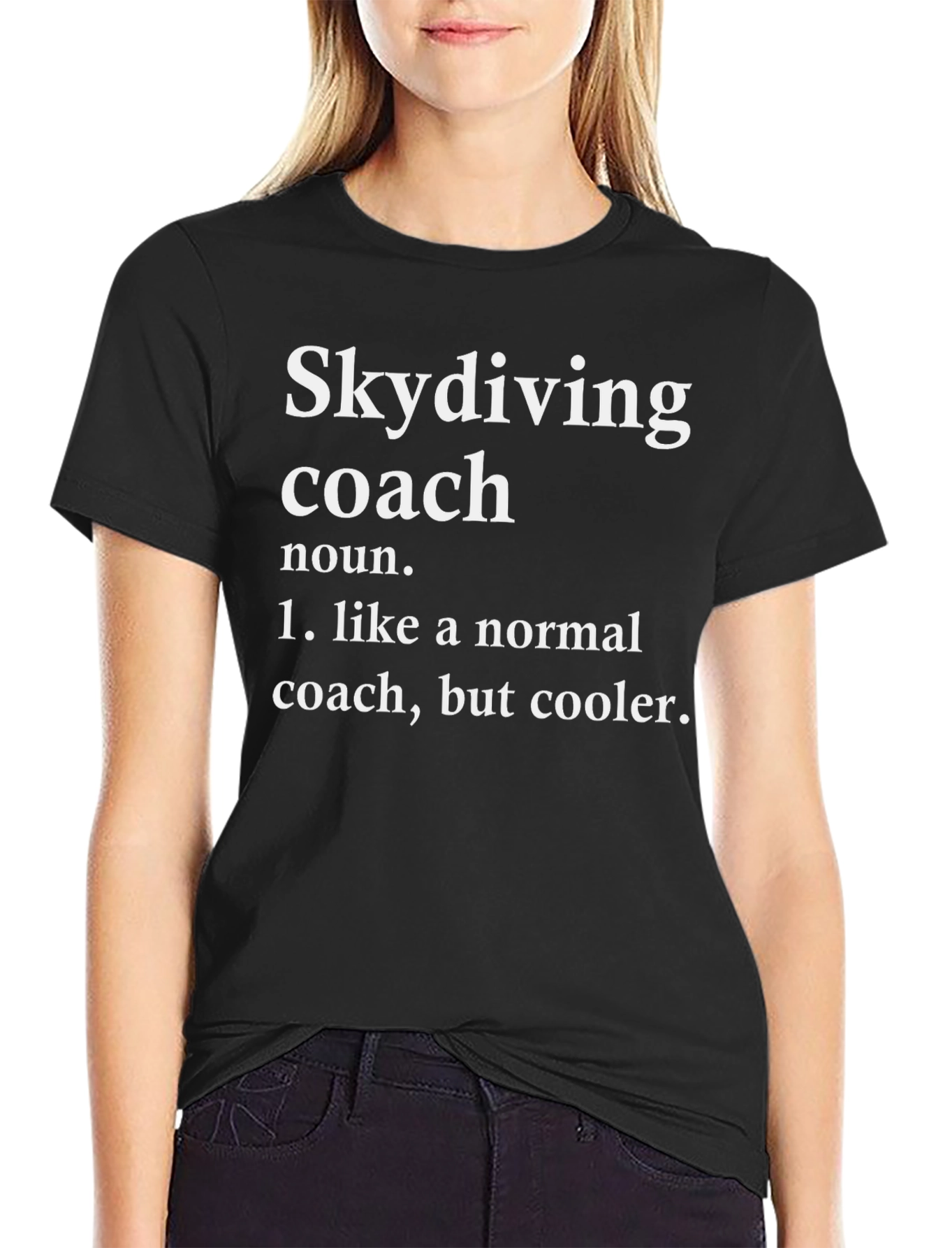 Skydiving Coach T-Shirt - Cool Definition Tee