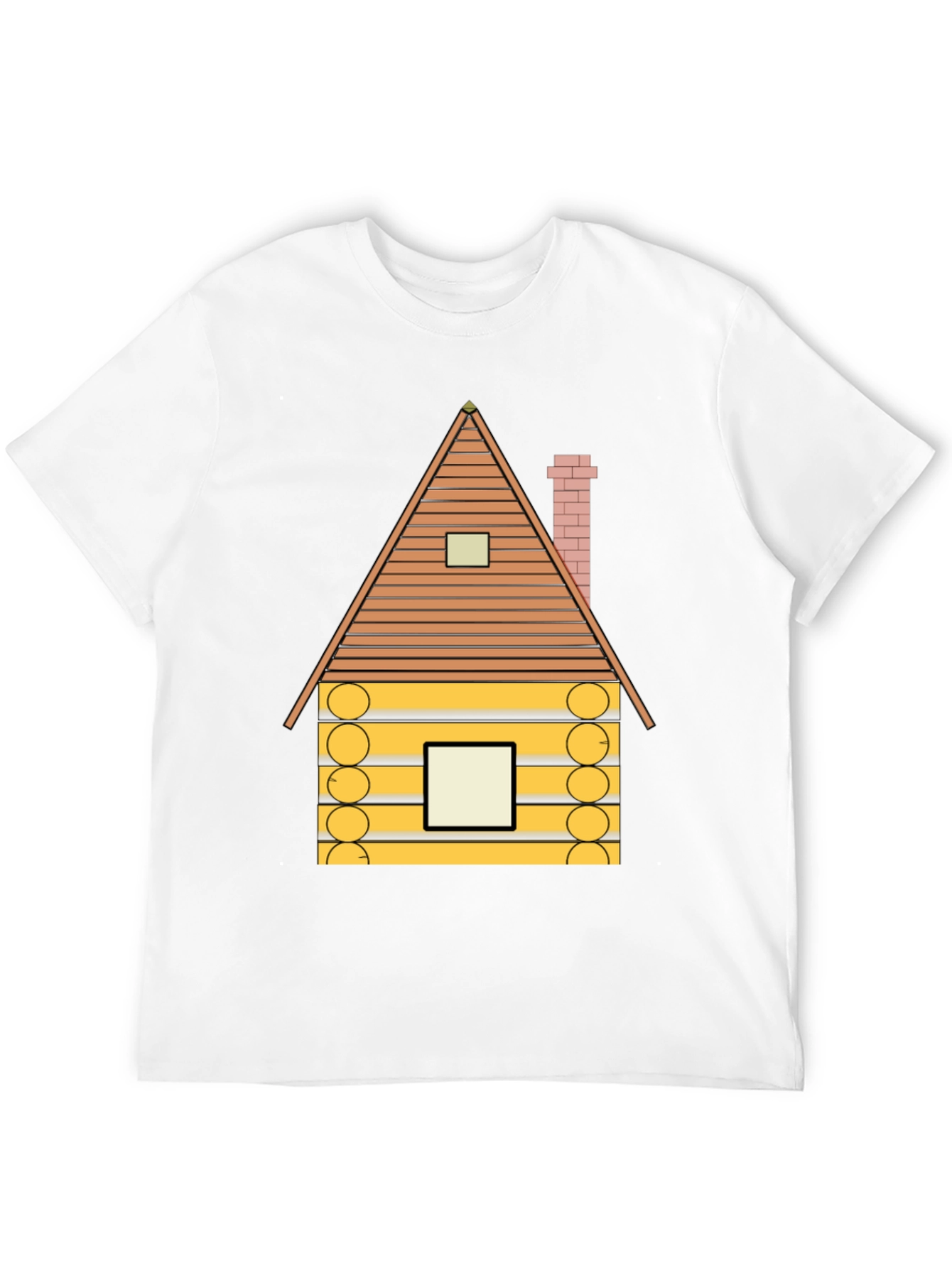 Log Cabin Graphic Tee - Cozy Style