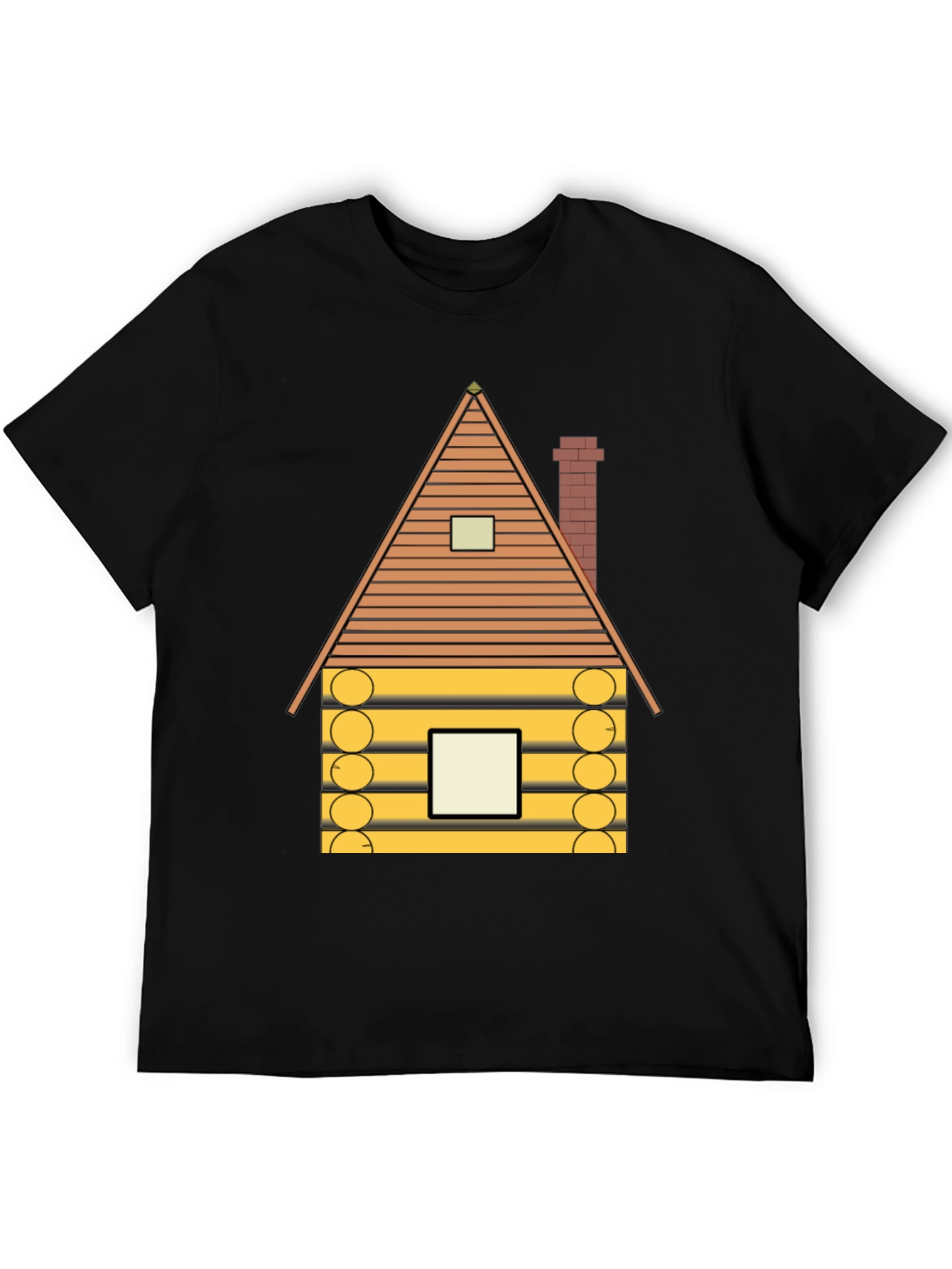 Log Cabin Graphic Tee - Cozy Style